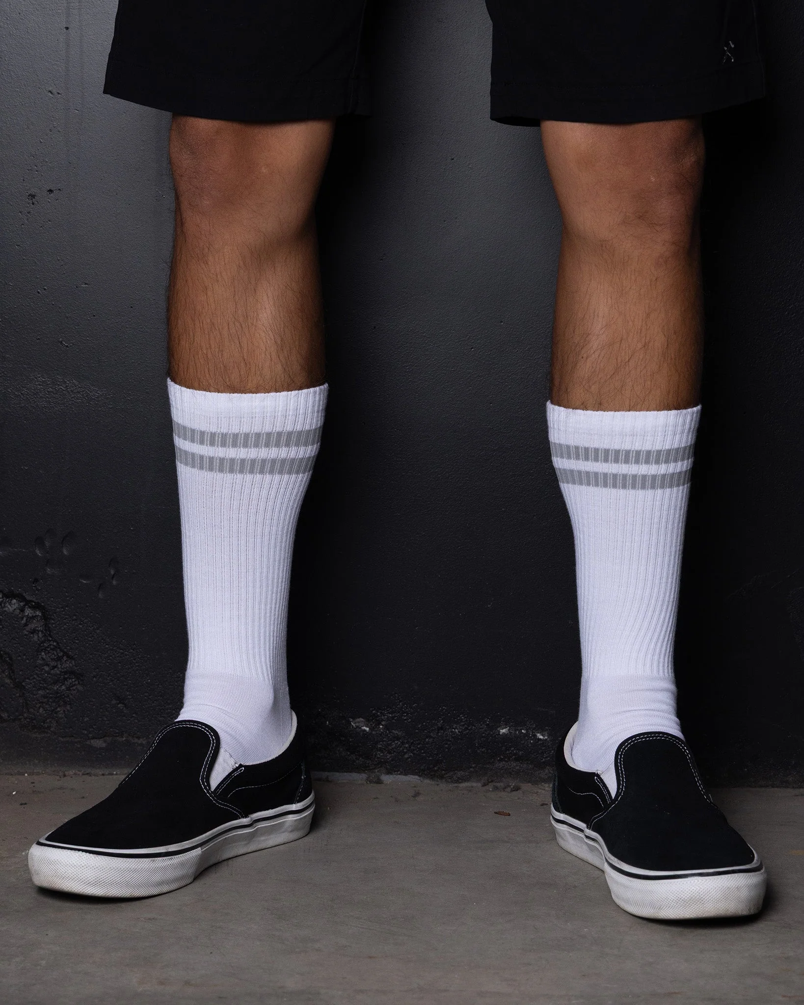 3pk Premium Crew Socks - White - Image 3