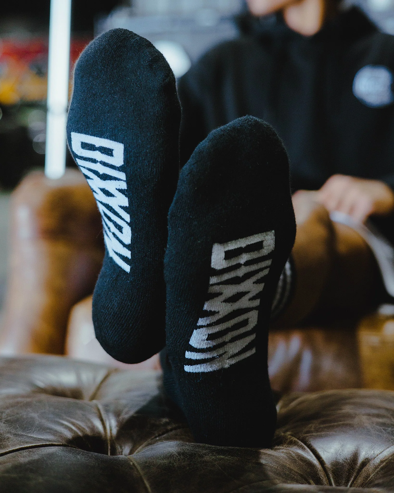 6pk Premium Crew Socks - Black - Image 2