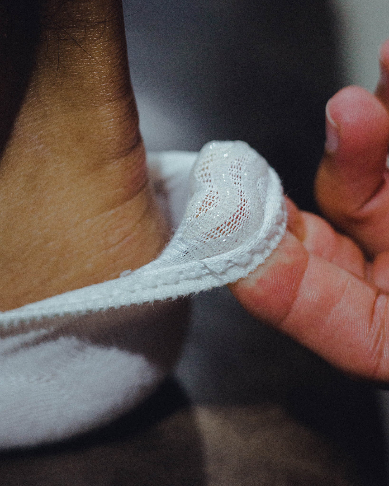 6pk Premium No Show Socks - White - Image 3