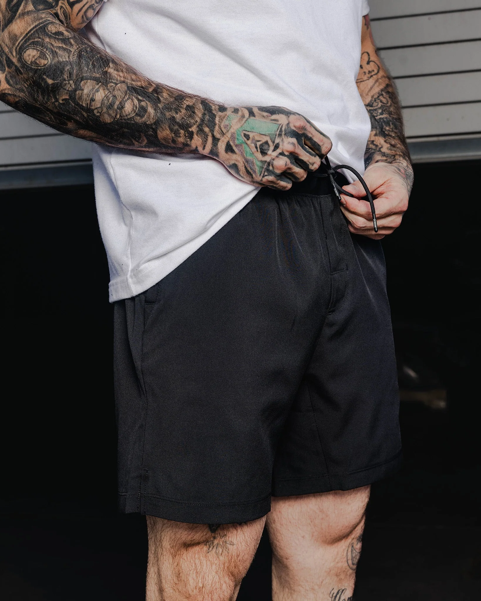 7" Gym Shorts - Black - Image 3