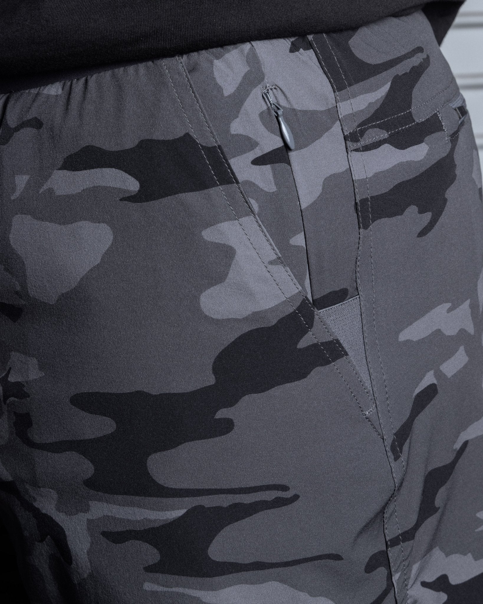 7" Gym Shorts - Black Camo - Image 7