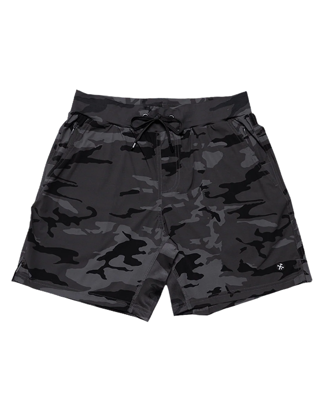 7" Gym Shorts - Black Camo - Image 9