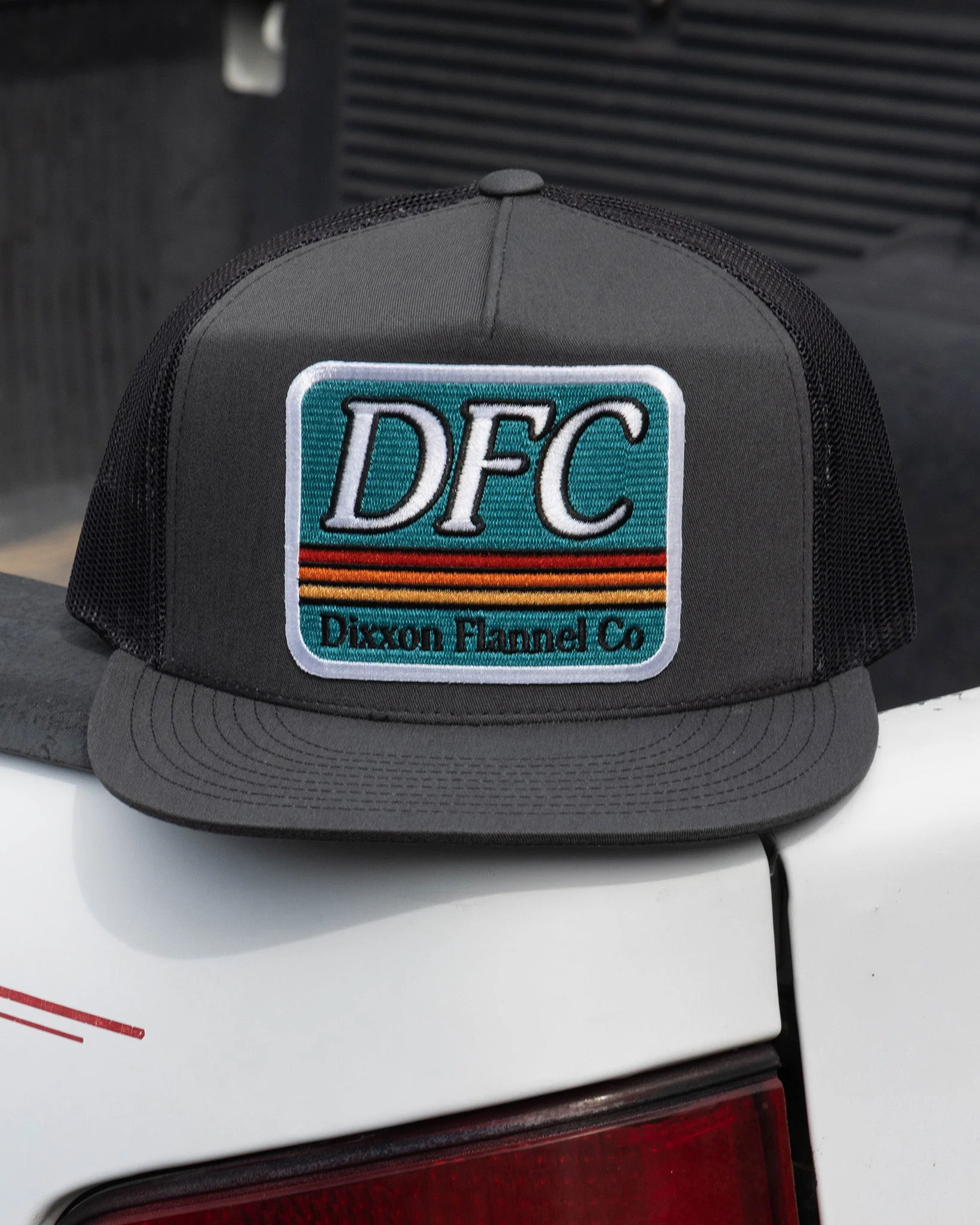 70s Steeze Flat Bill Trucker Snapback - Image 5