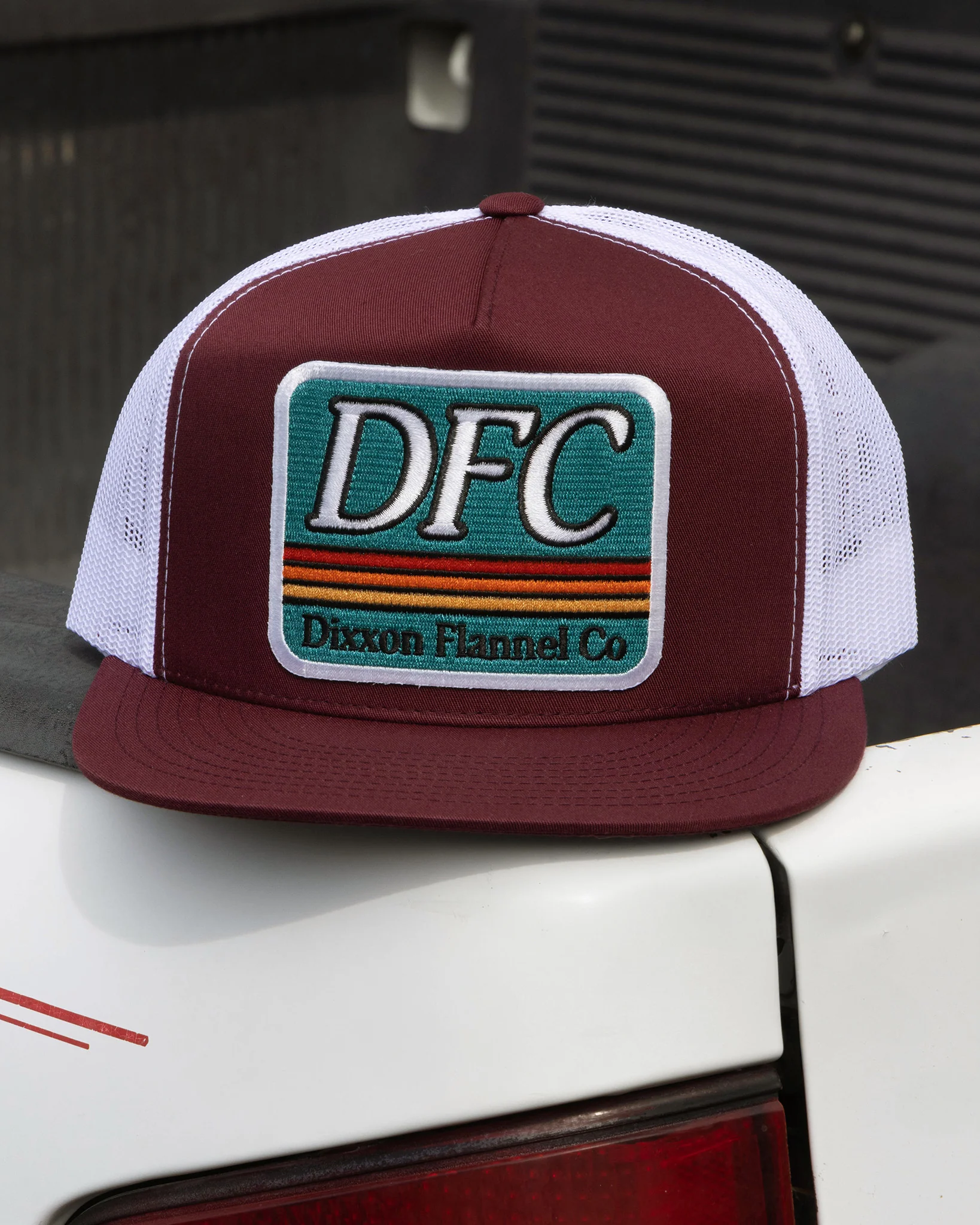70s Steeze Flat Bill Trucker Snapback - Image 6