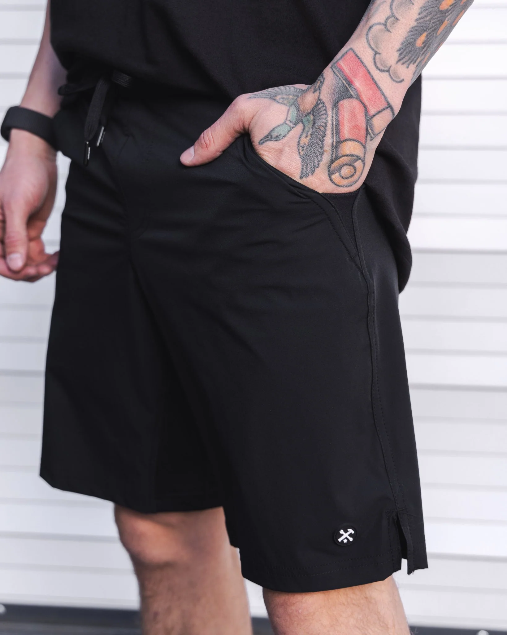 9" Gym Shorts - Black - Image 3