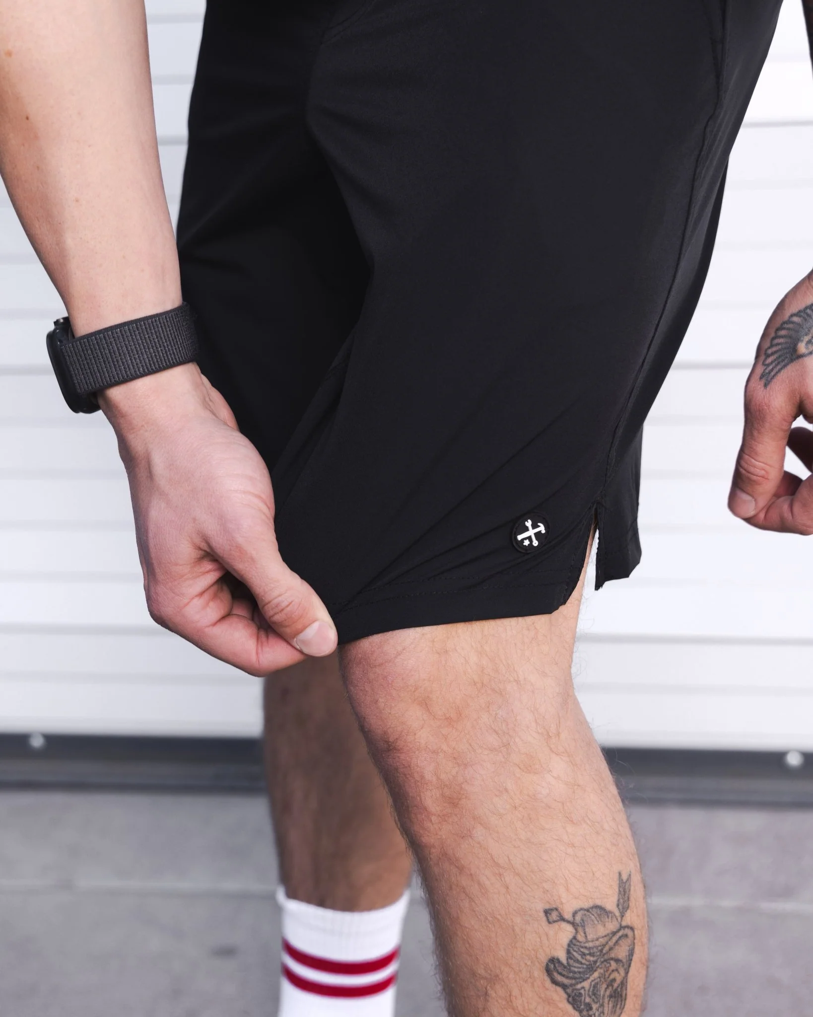 9" Gym Shorts - Black - Image 7