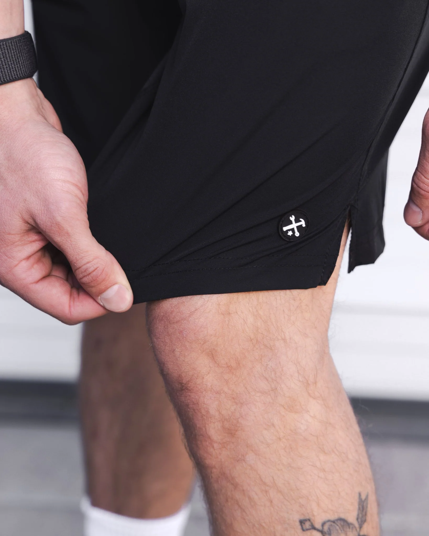 9" Gym Shorts - Black - Image 8