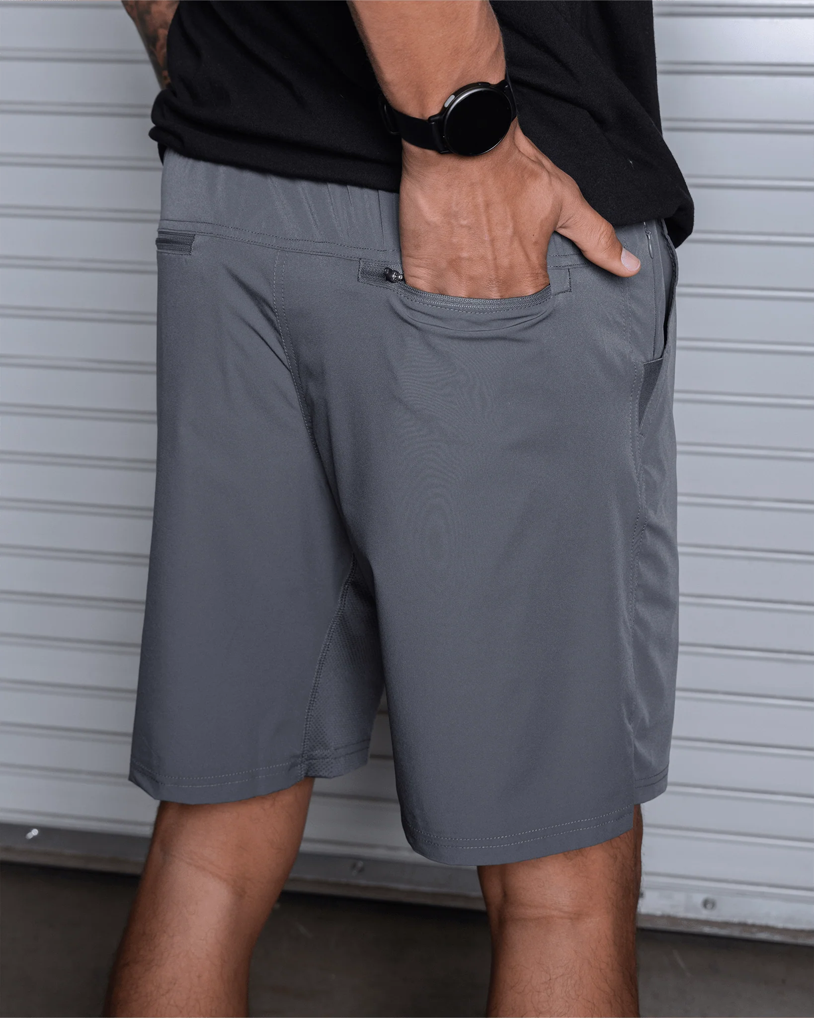 9" Gym Shorts - Charcoal - Image 3