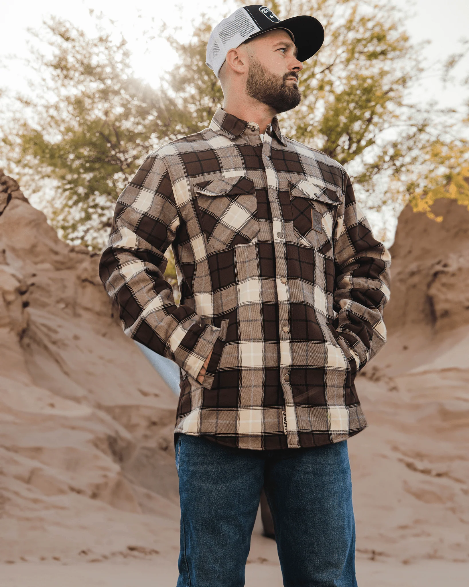 Amarillo Sherpa Lined Flannel Jacket - Image 5