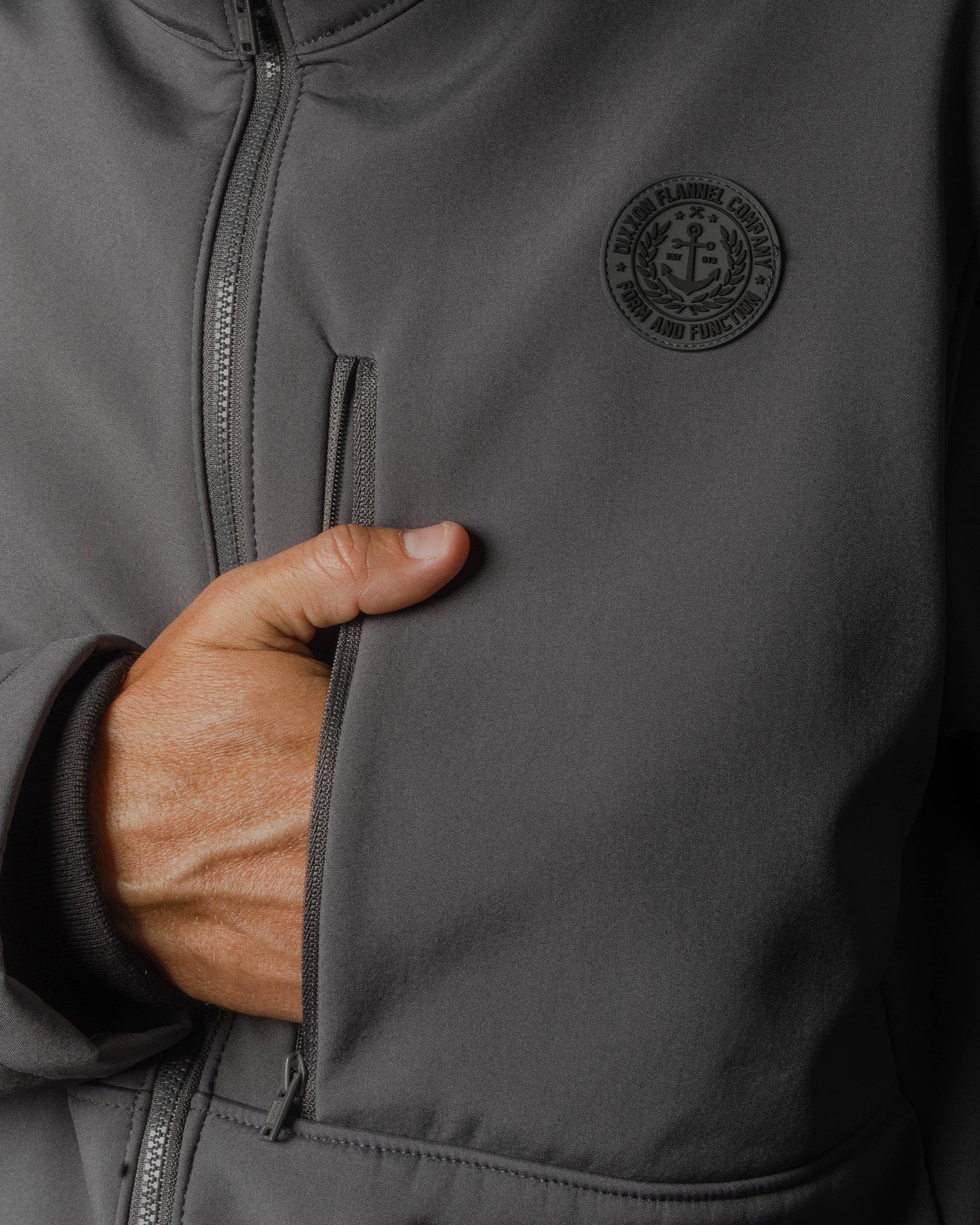 Anchor Jacket 2.0 - Charcoal - Image 7