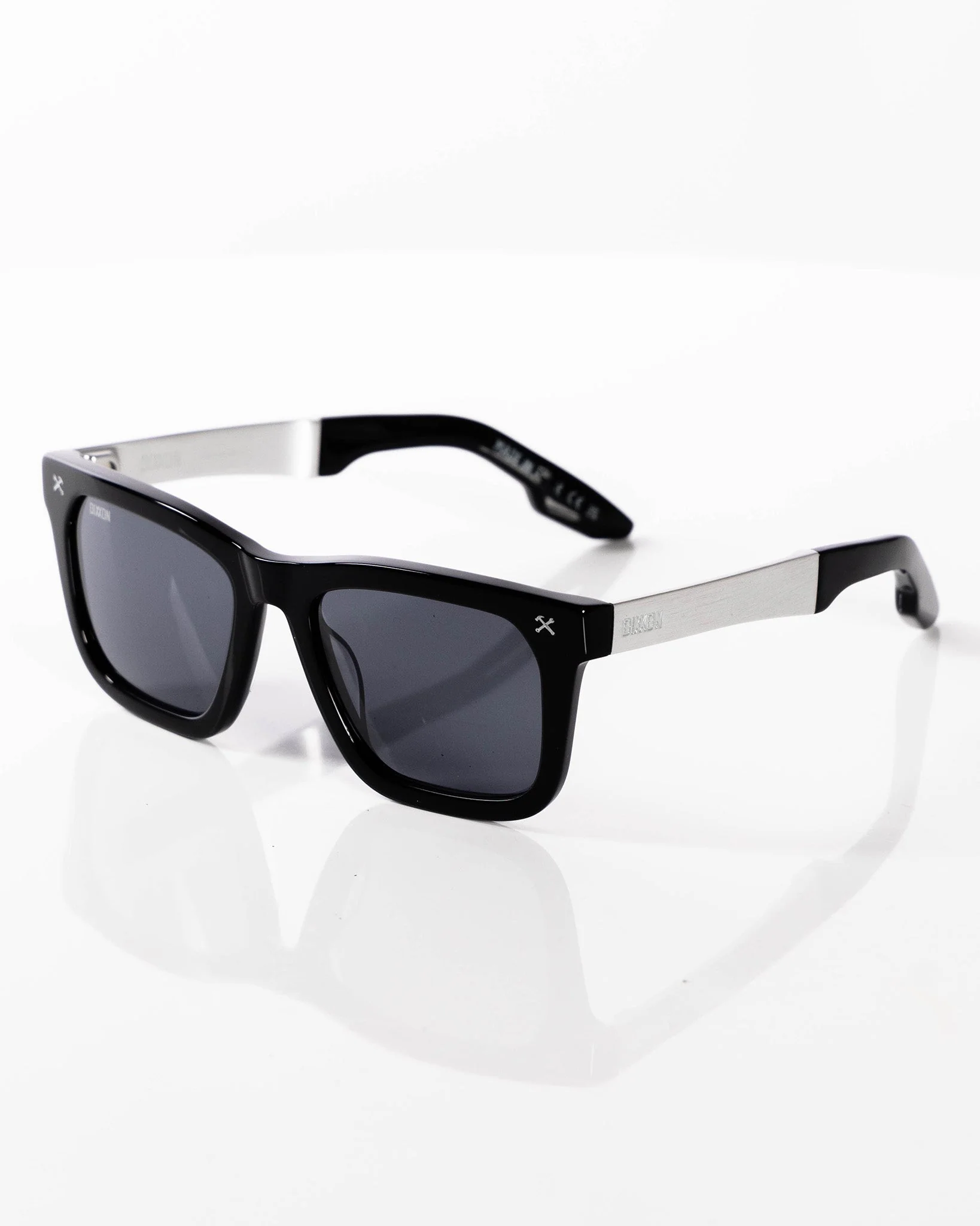 Anvil Metal Sunglasses - Black & Gray - Image 4
