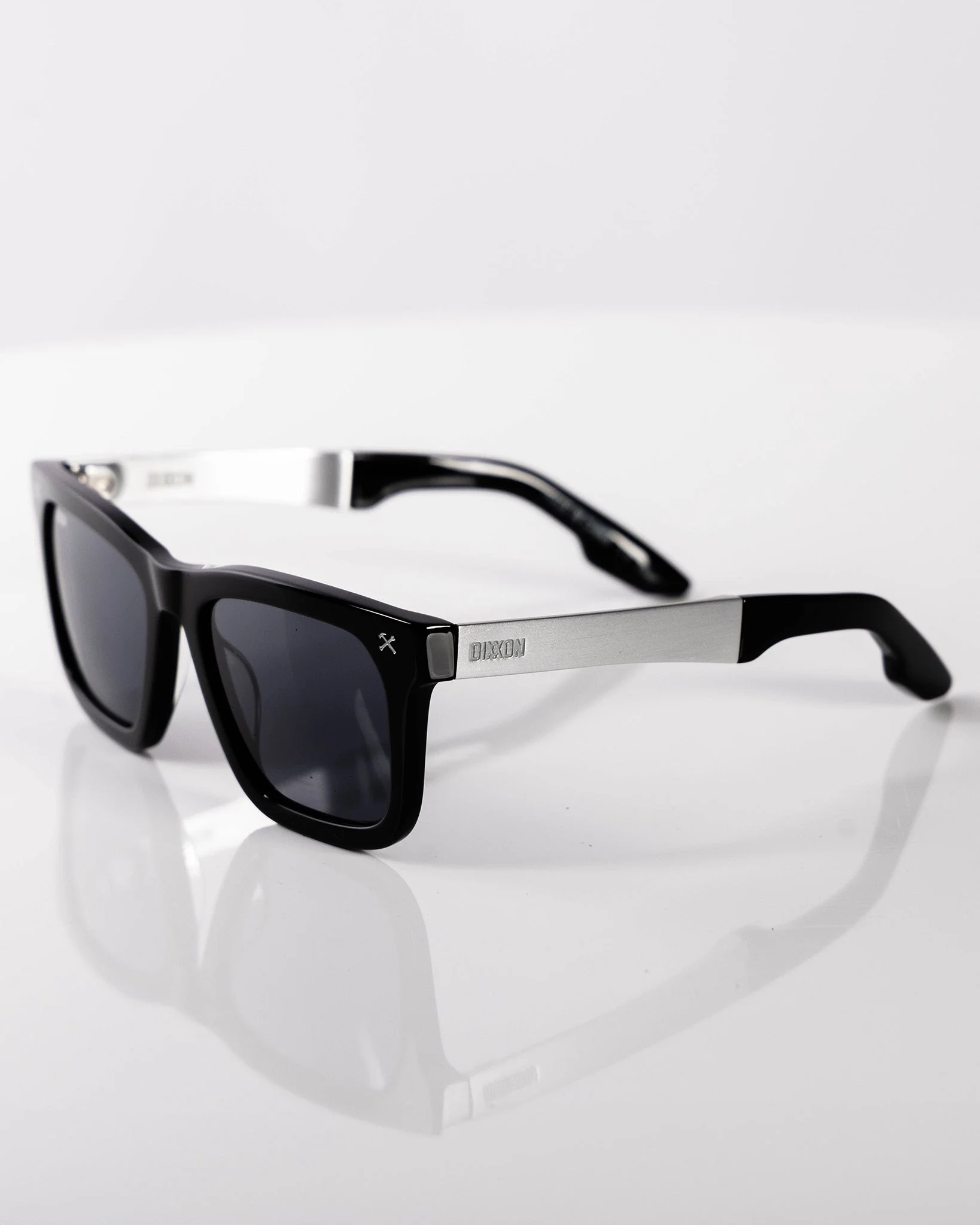 Anvil Metal Sunglasses - Black & Gray - Image 6