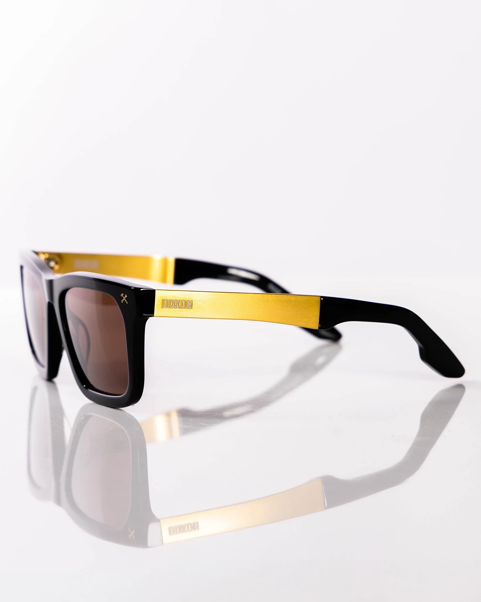 Anvil Metal Sunglasses - Brown & Bronze - Image 4