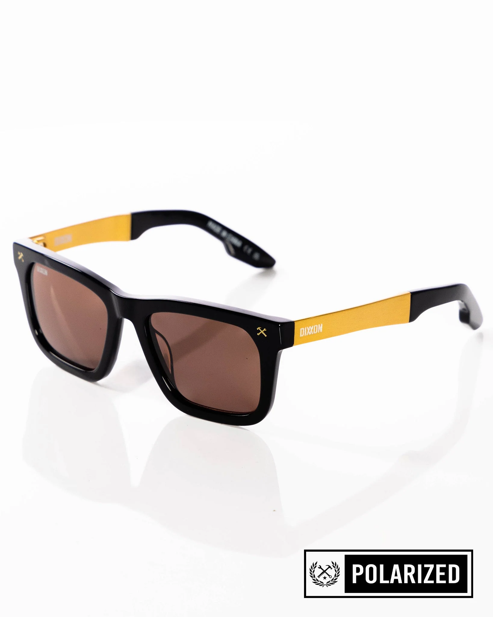 Anvil Metal Sunglasses - Brown & Bronze Polarized - Image 3