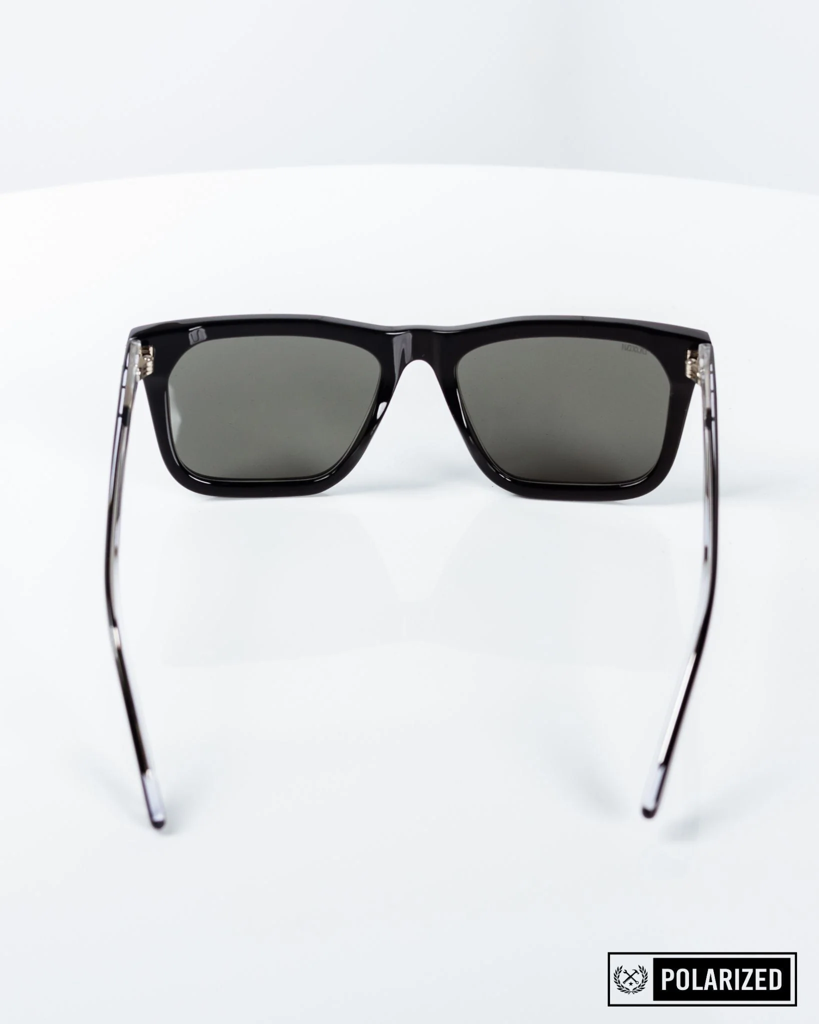 Anvil Sunglasses - Polished Black & Gray Polarized - Image 7