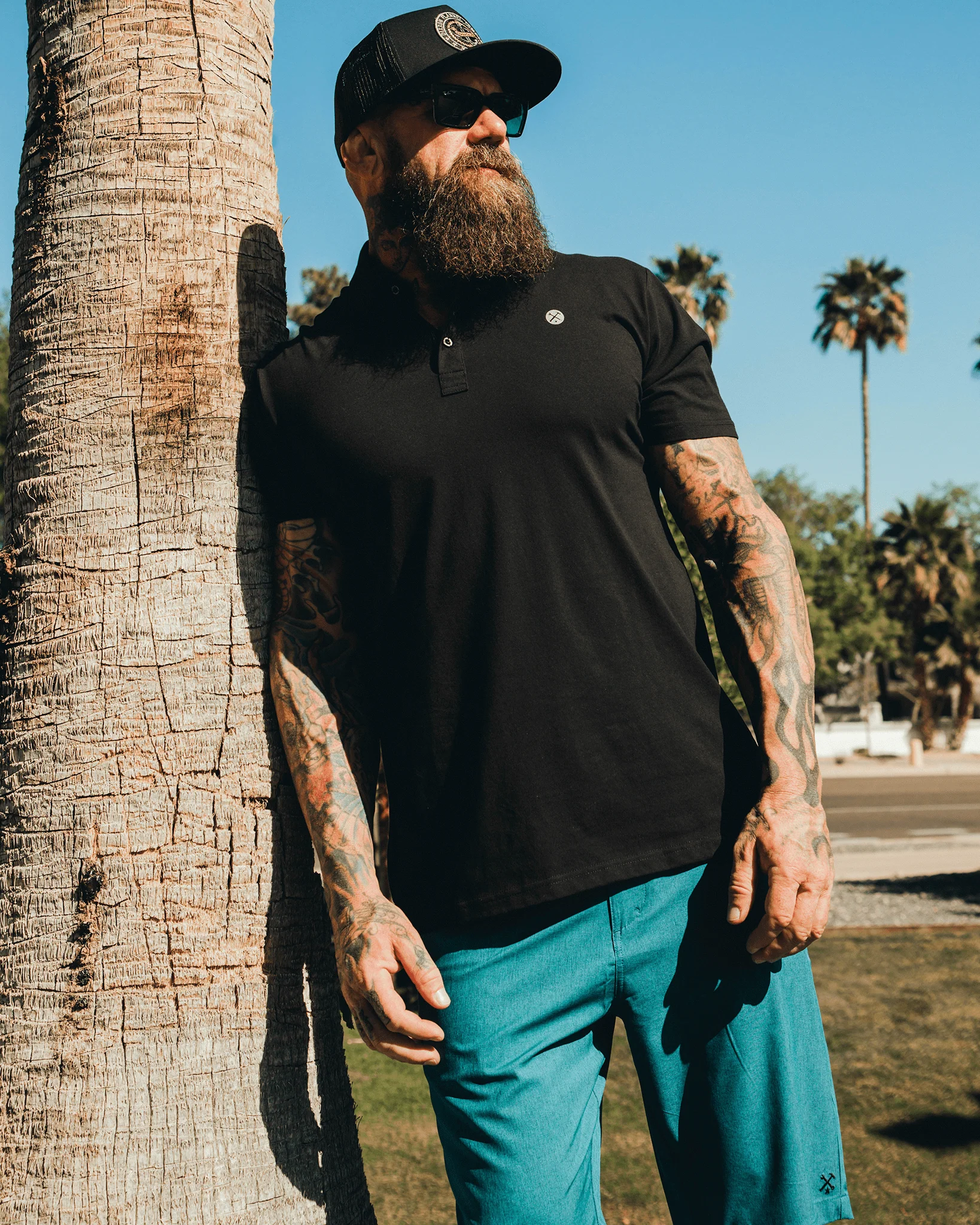 Athletic Premium Polo - Black - Image 3