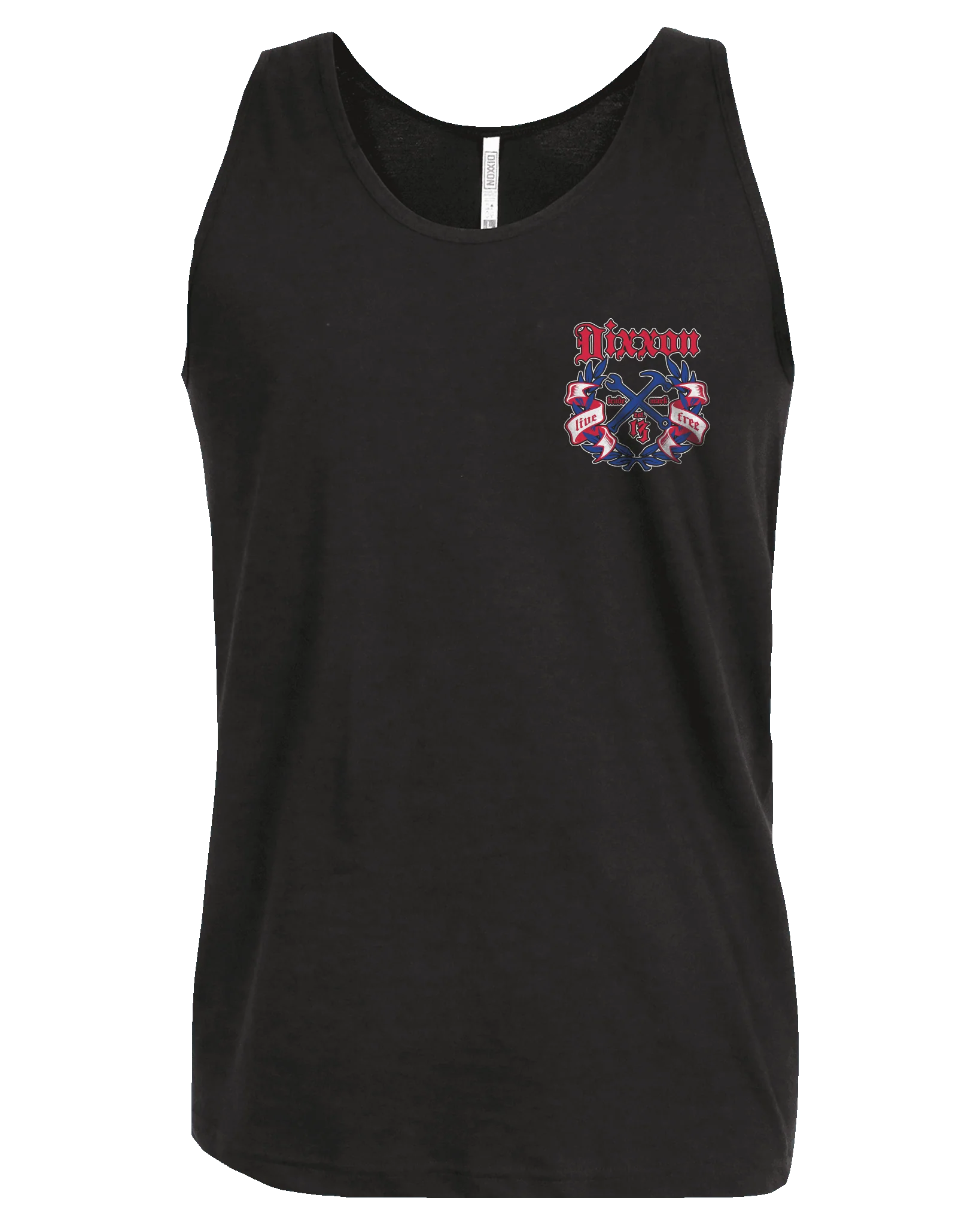 Live Free Award Crest Tank - Red, White, & Blue - Image 3