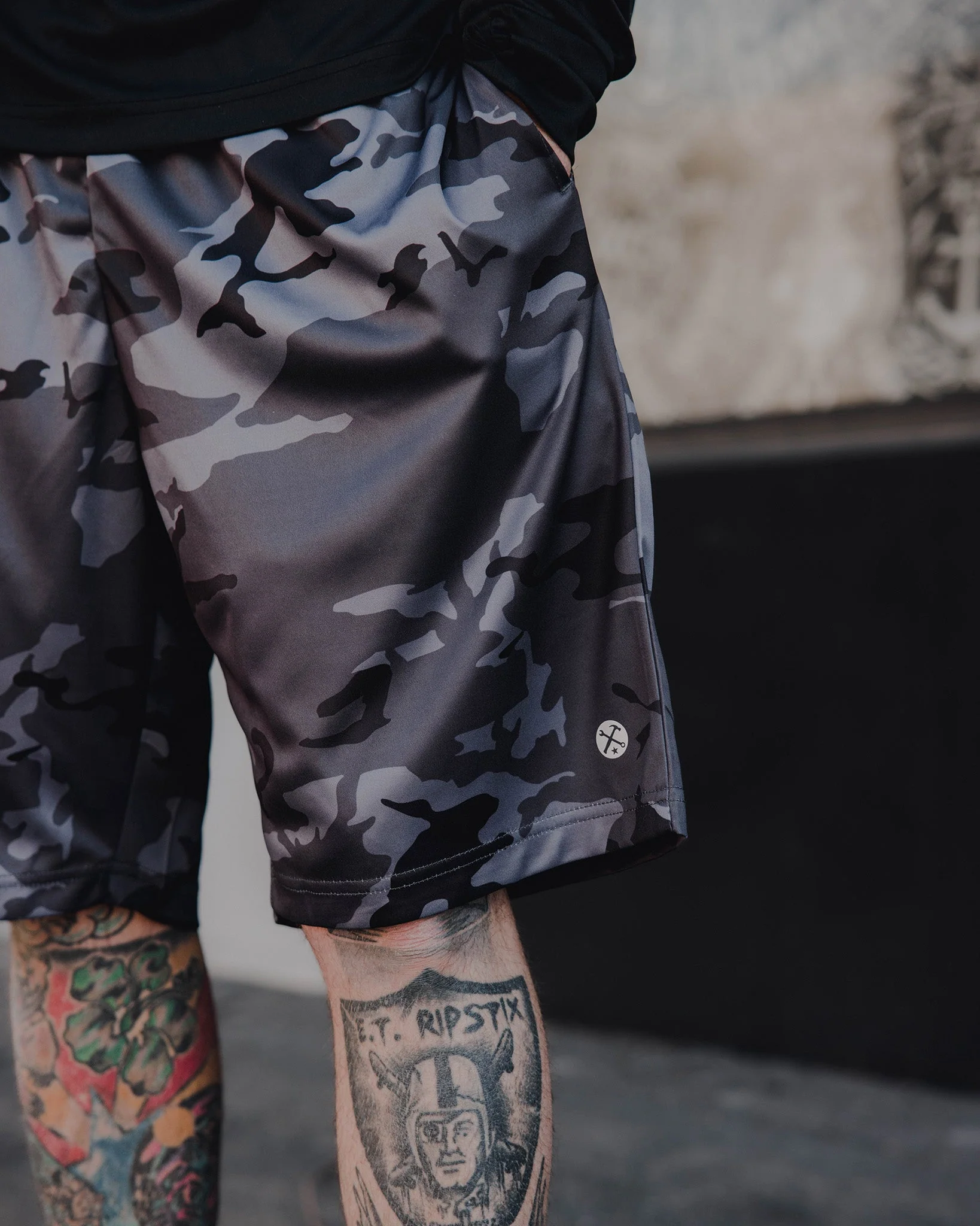 Overtime Shorts - Black Camo - Image 2