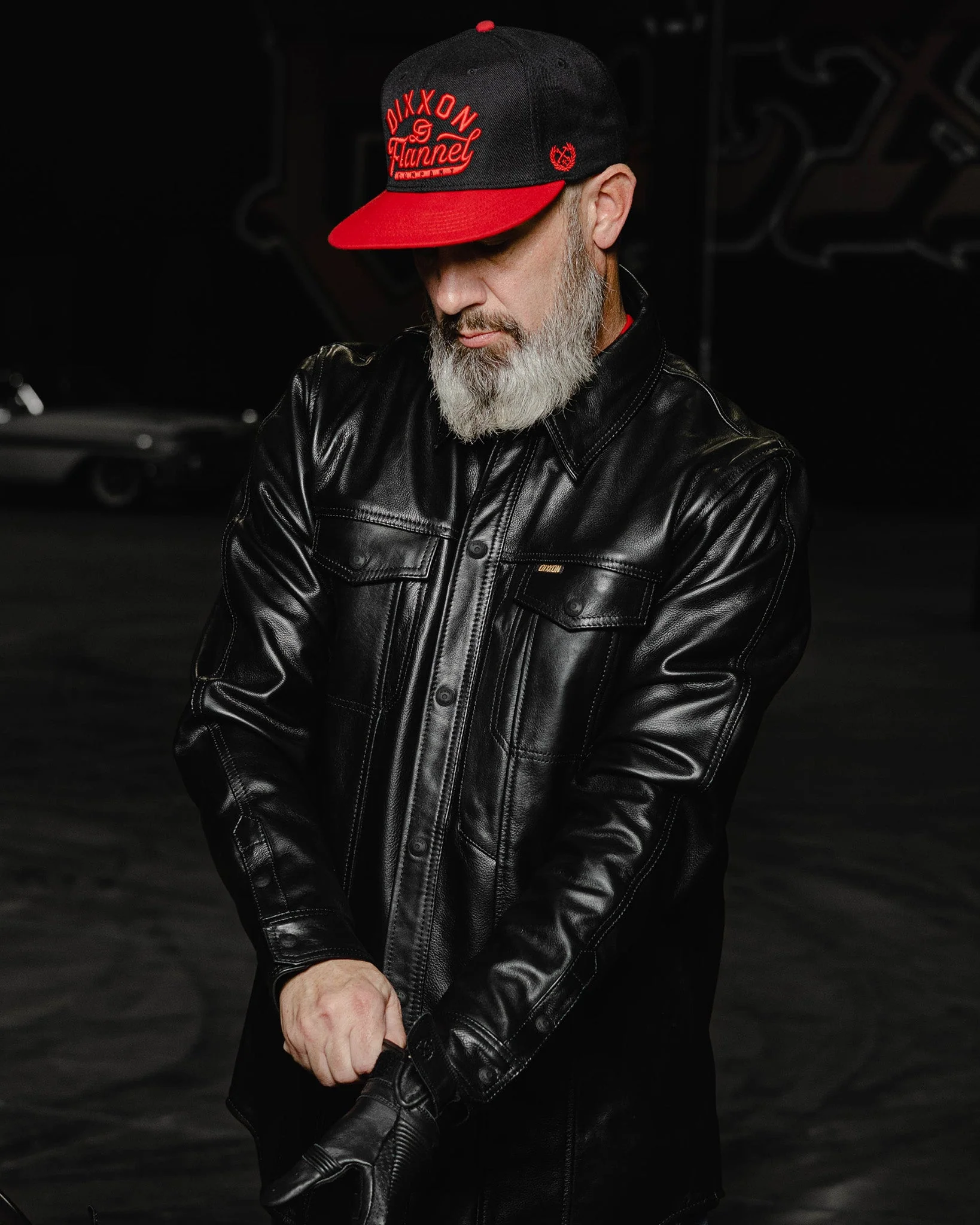 Bishop Leather Shirt - Image 3