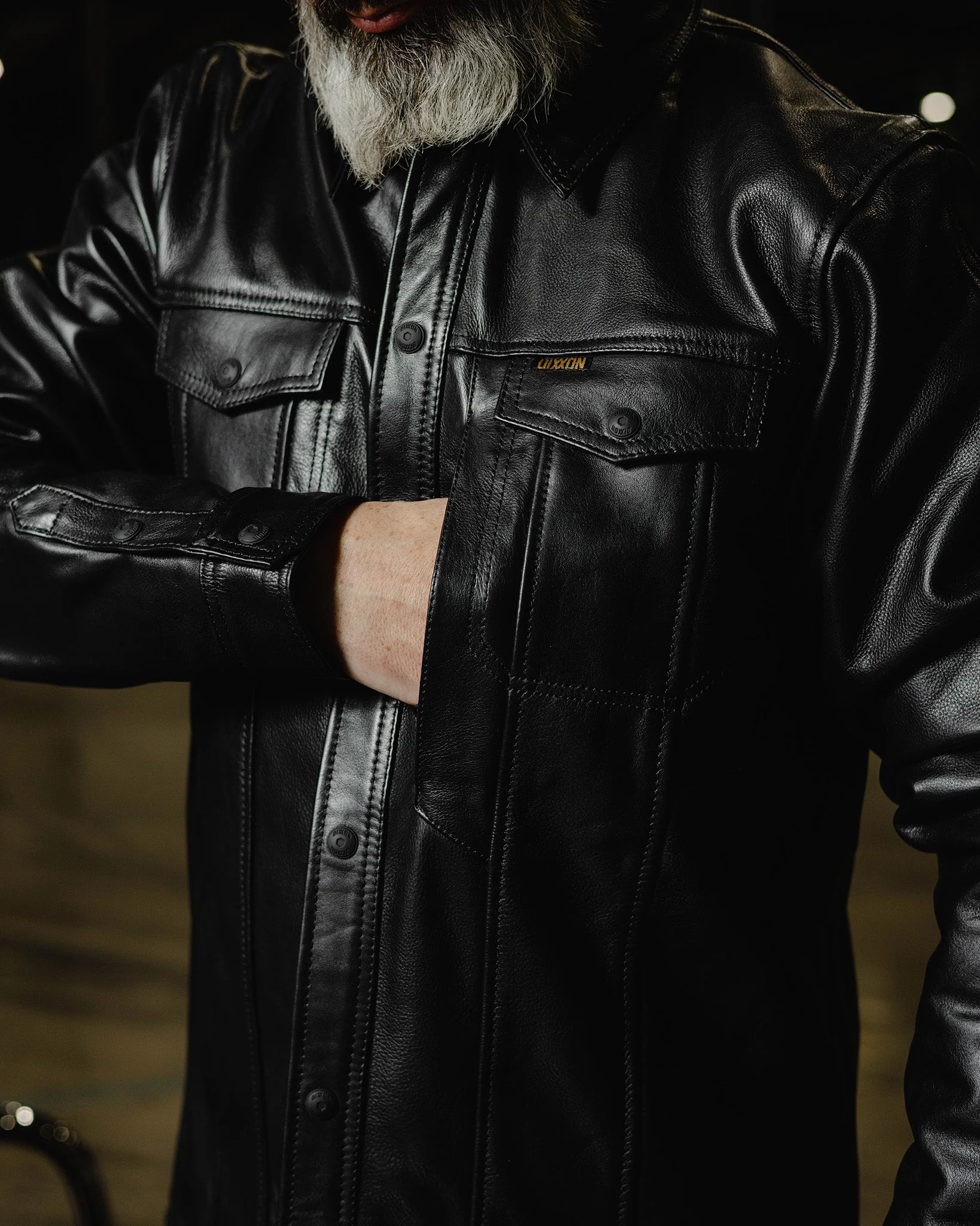 Bishop Leather Shirt - Image 5