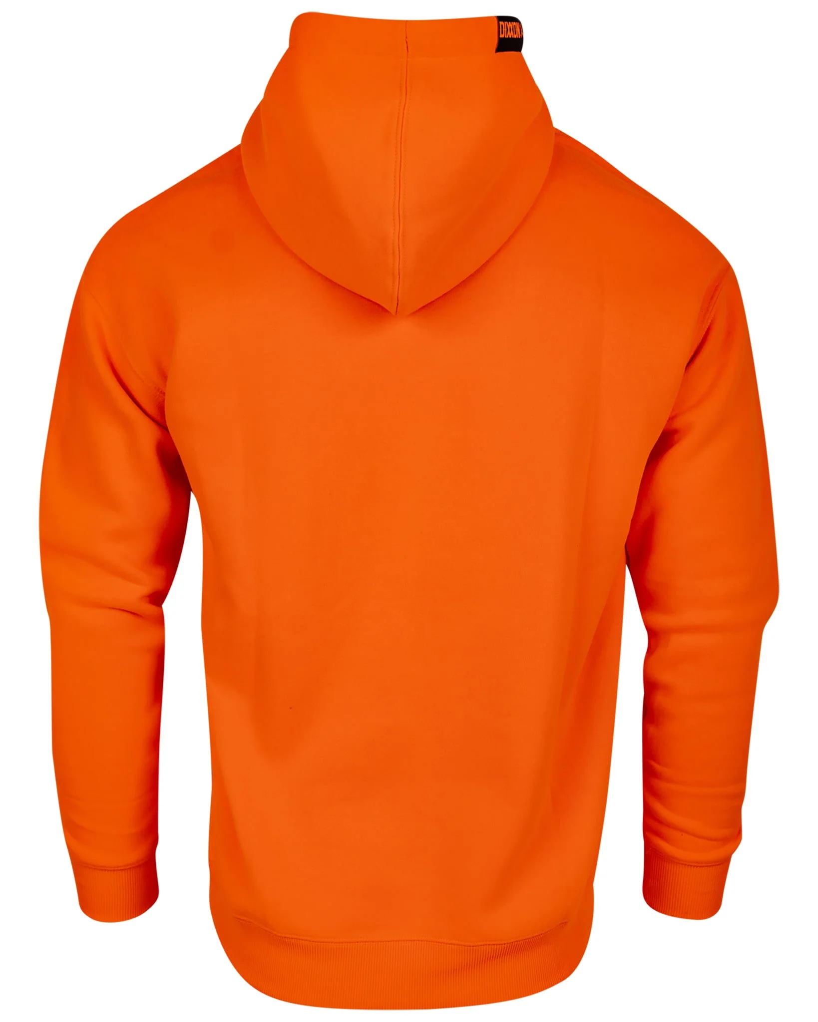 Black Checkpoint Pullover Hoodie - Safety Orange - Image 3