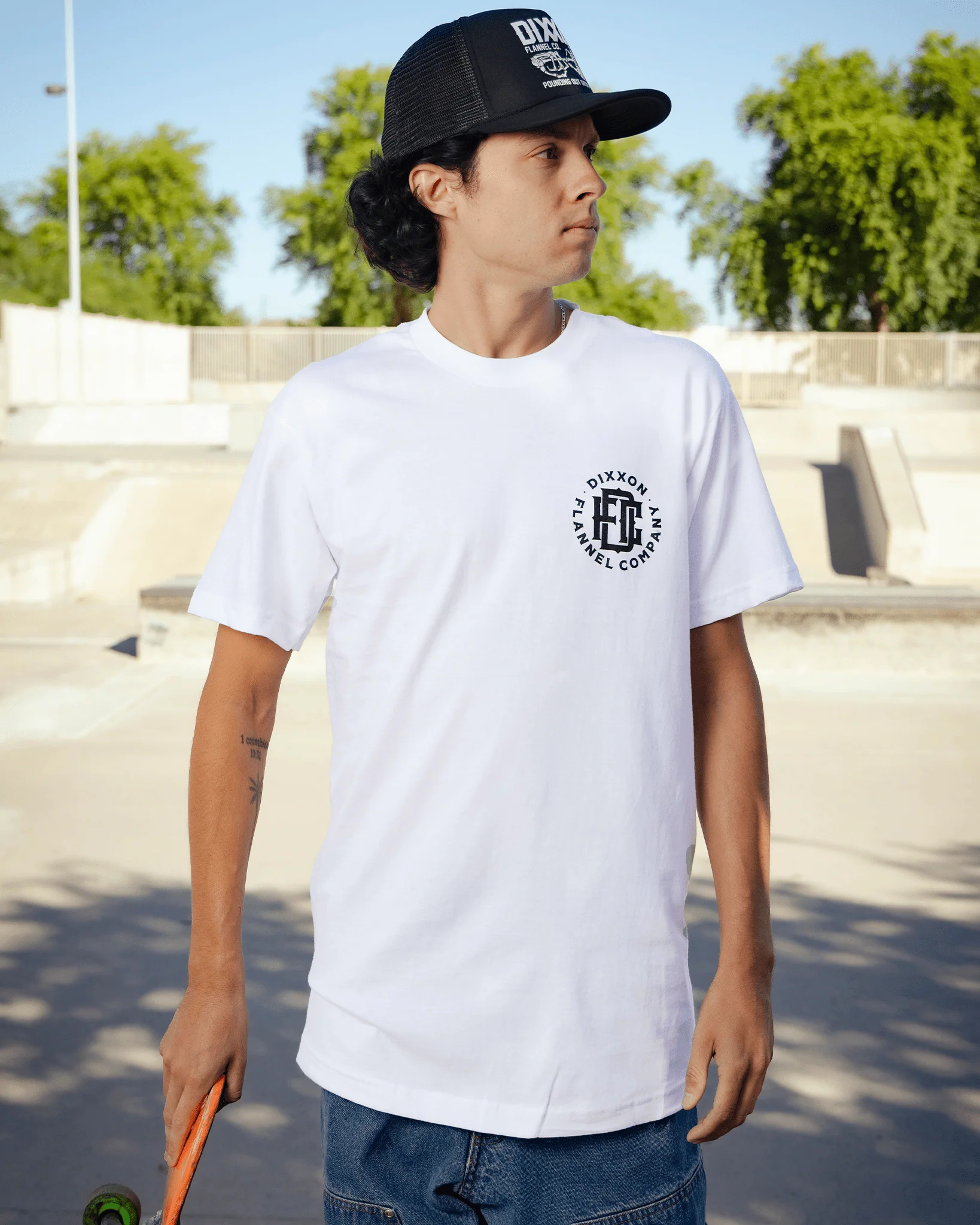 Black Compass T-Shirt - White - Image 2