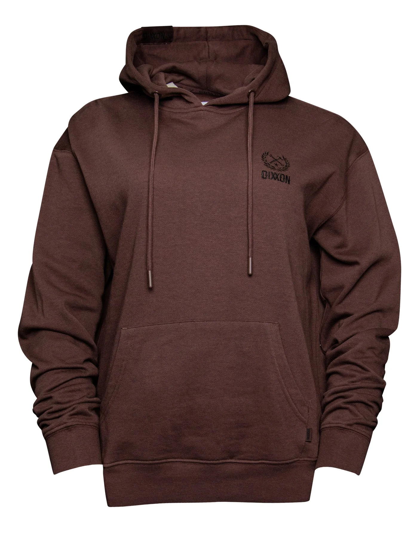 Black Crest Lightweight Pullover Hoodie - Brown - Image 3
