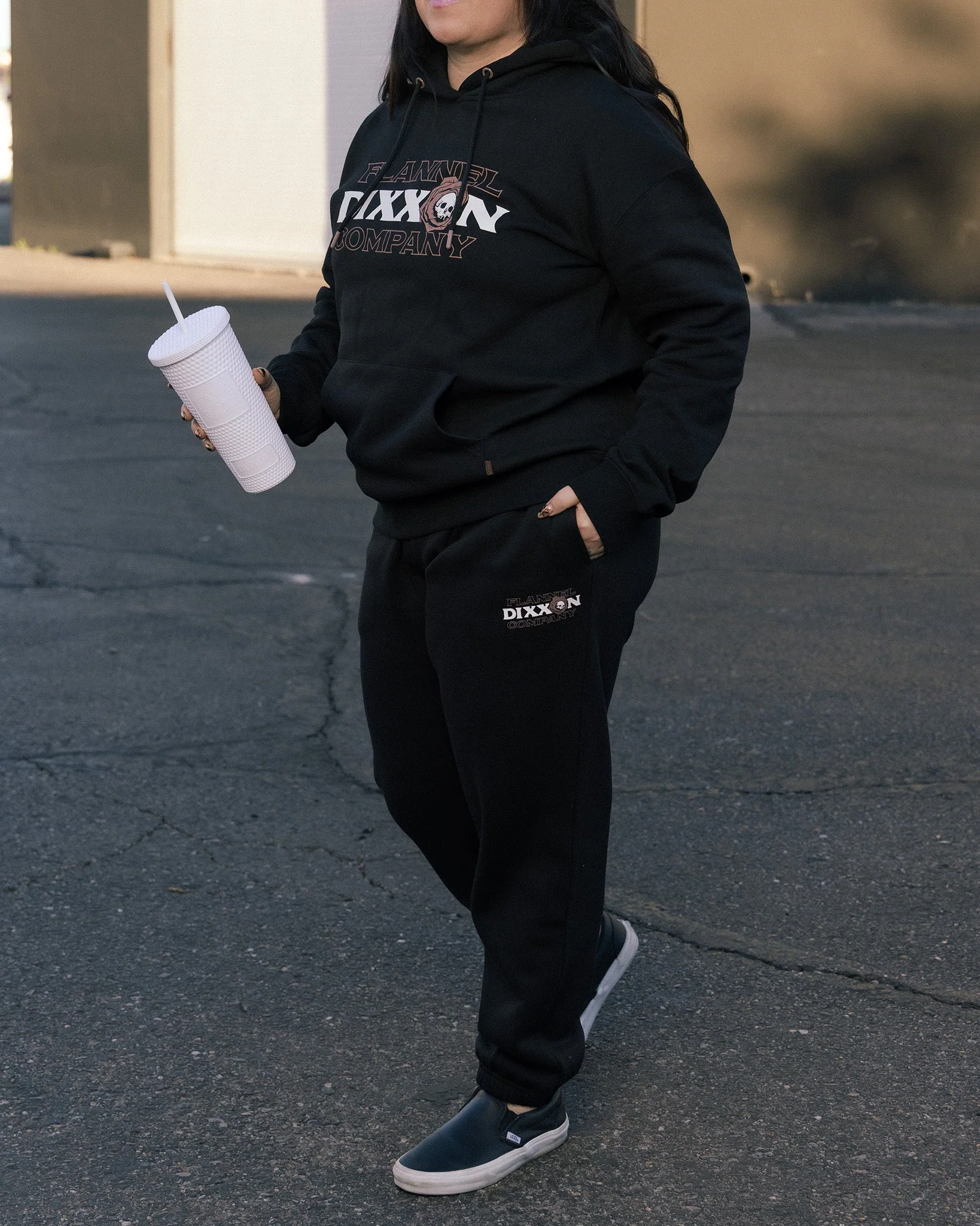 Women's Deadly Bloom Pullover Hoodie - Black - Image 6