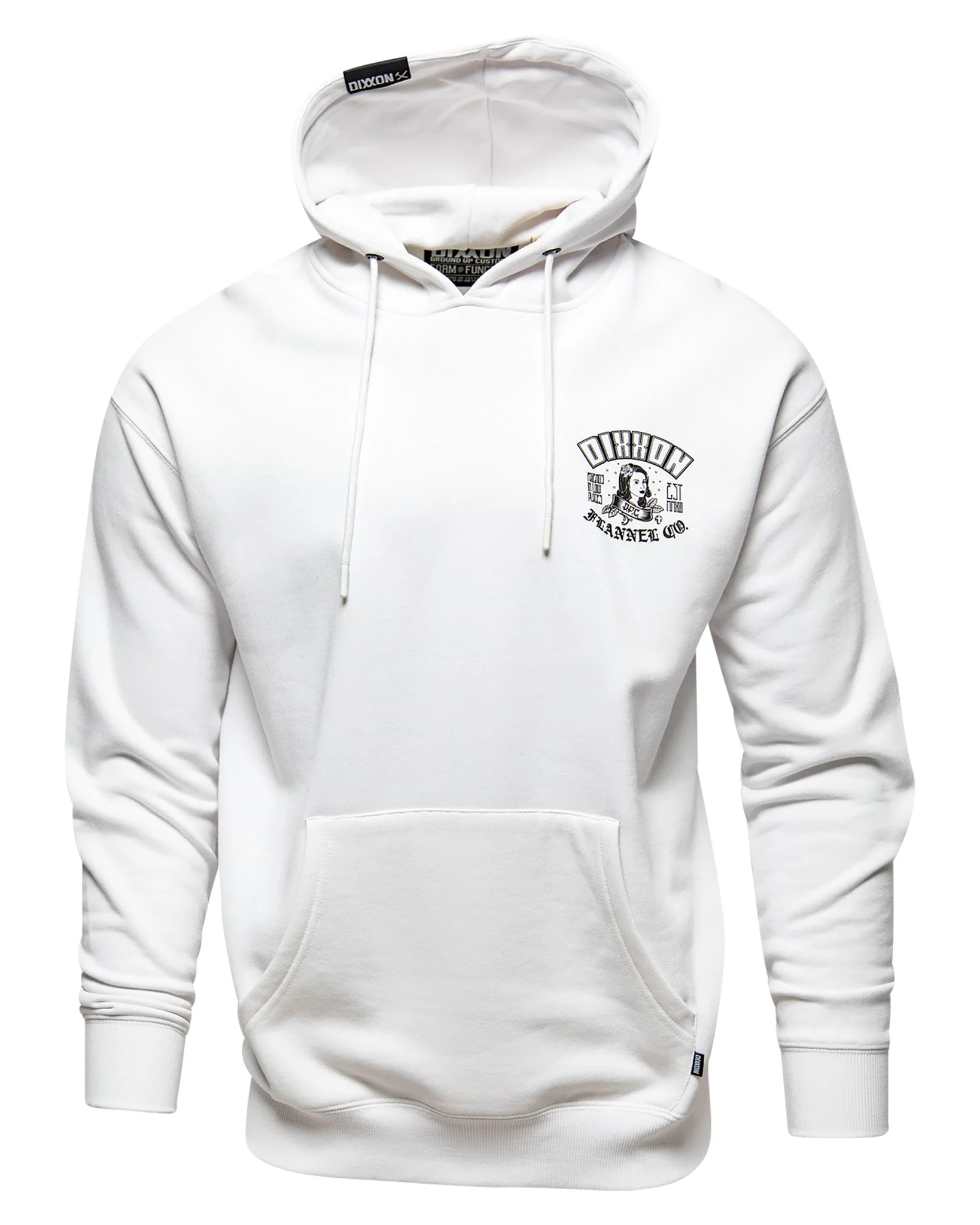 Black Maria Pullover Hoodie - White - Image 3