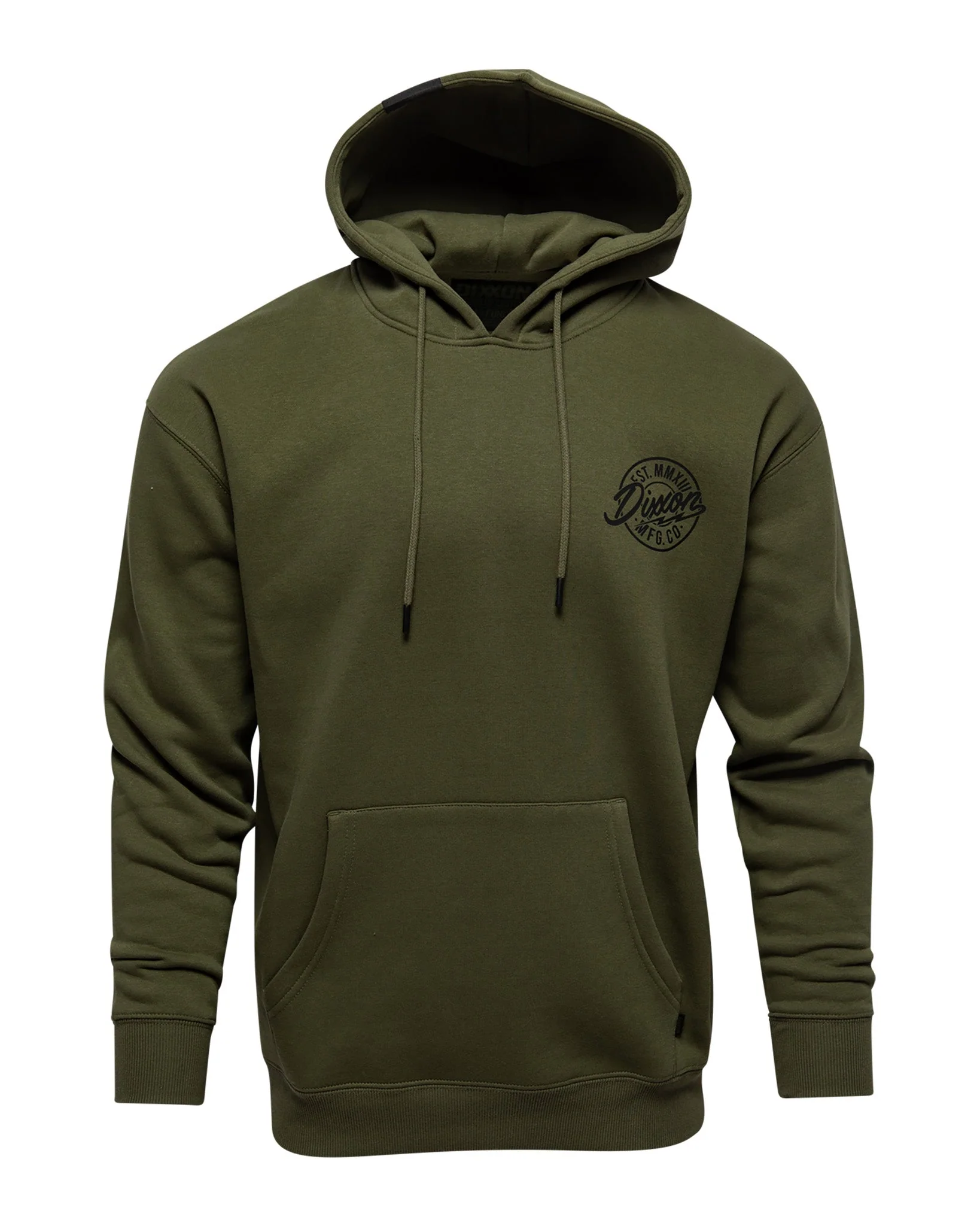 Black MFG Pullover Hoodie - O.D. Green - Image 3