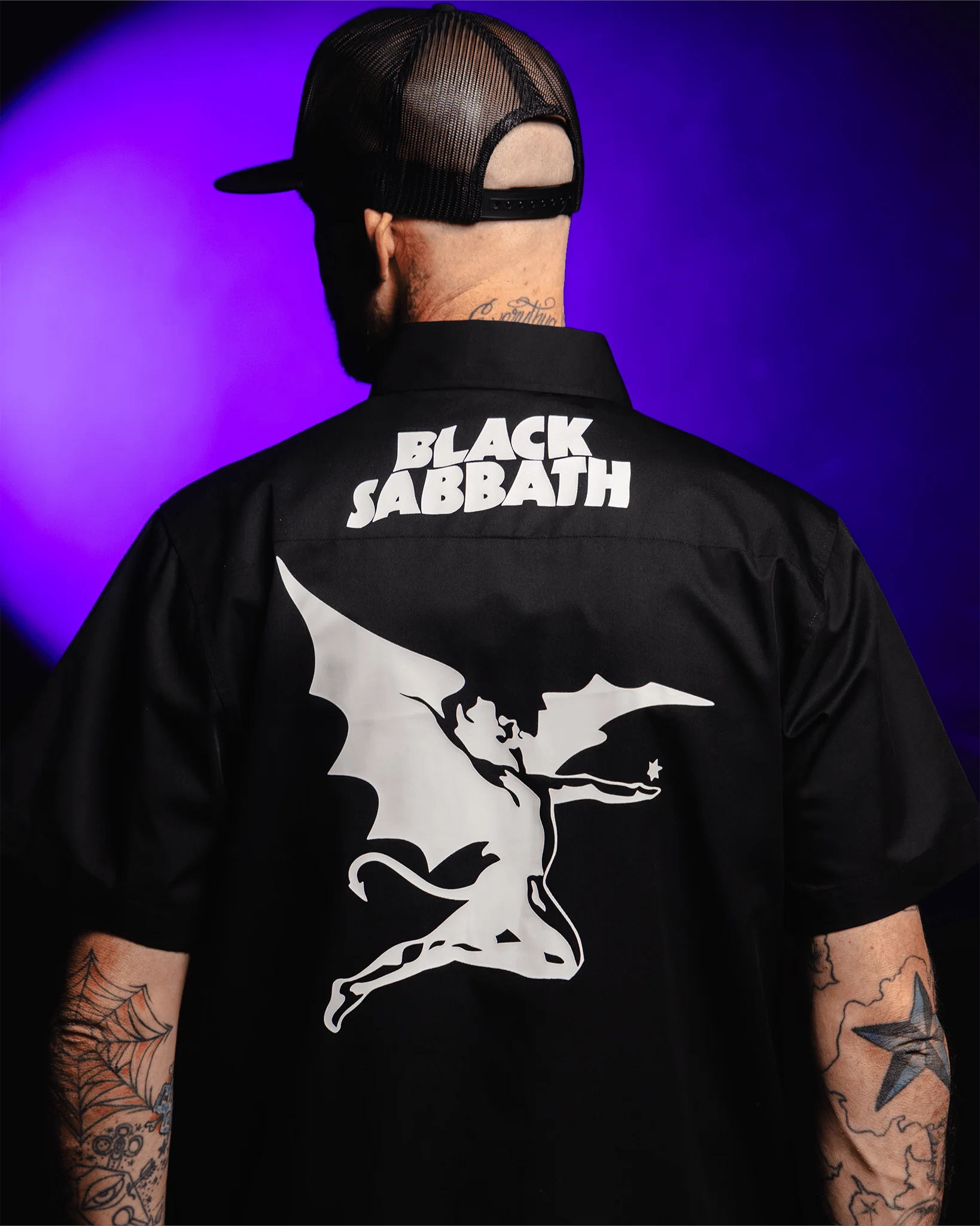 Black Sabbath WorkForce Short Sleeve Work Shirt - Black - Image 4