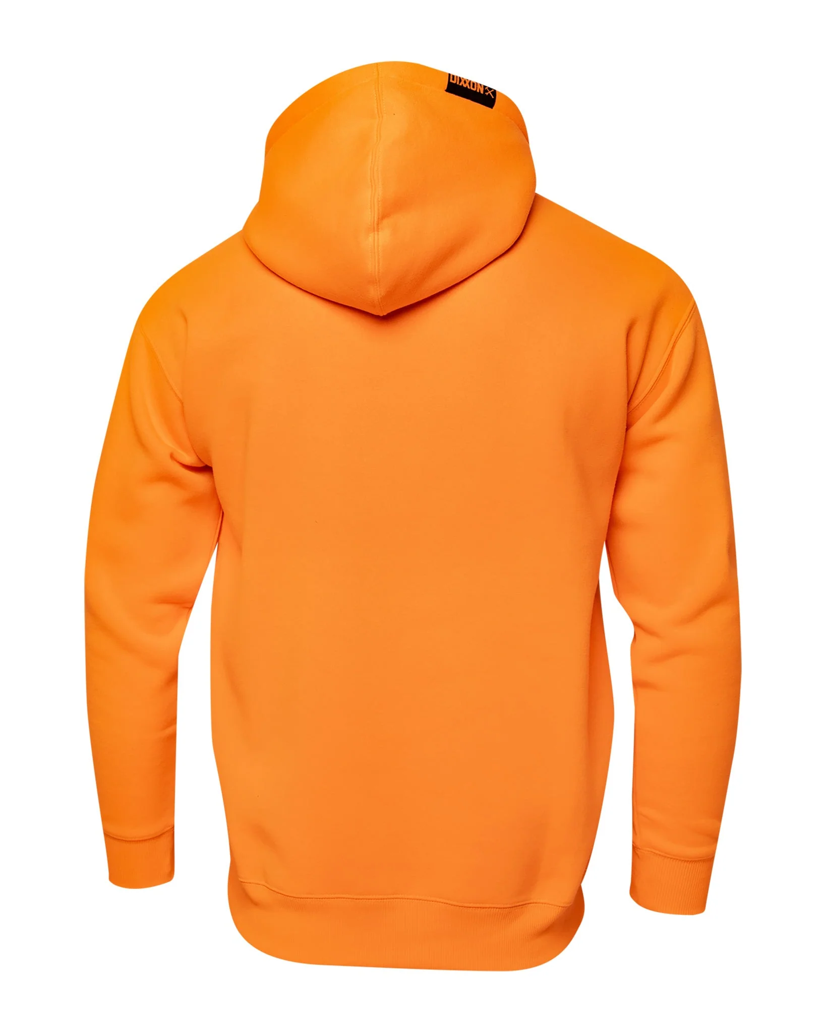 Black Streamline Pullover Hoodie - Safety Orange - Image 3