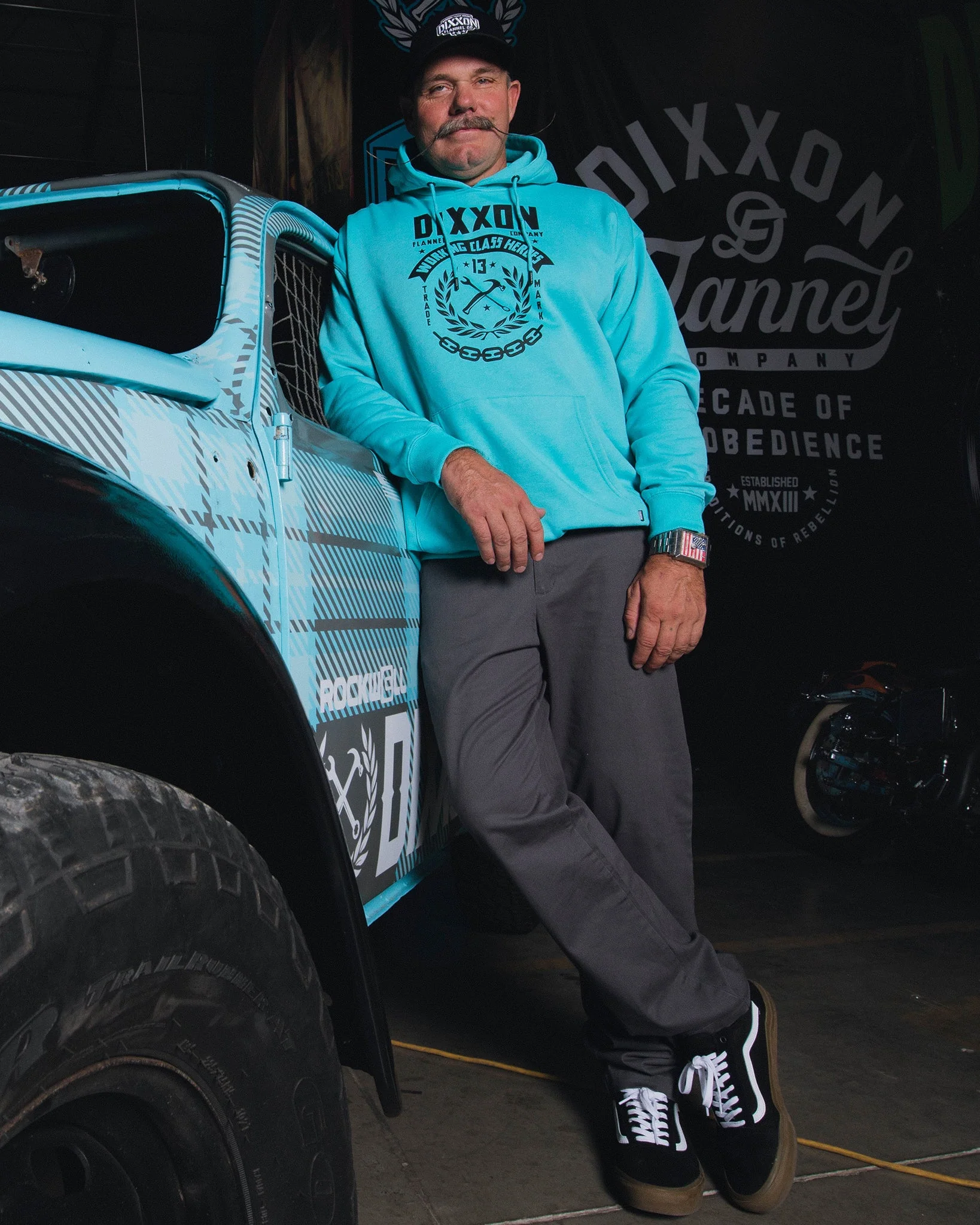 Black Weld Pullover Hoodie - Tiffany - Image 3