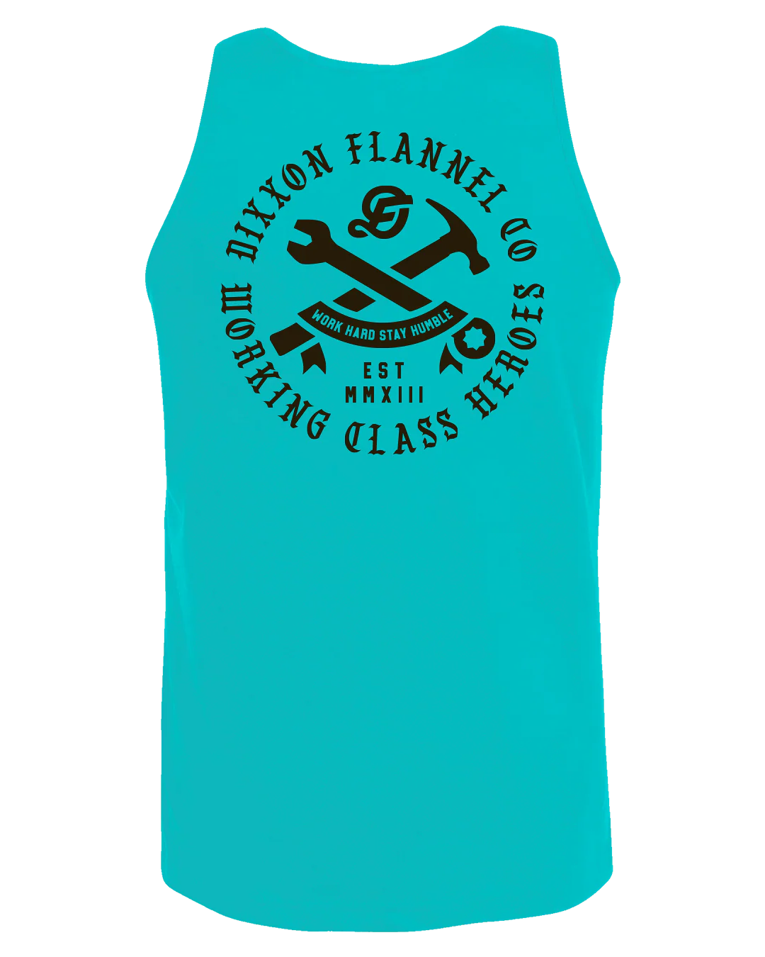 Black Working Class Badge Tank - Tiffany - Image 2