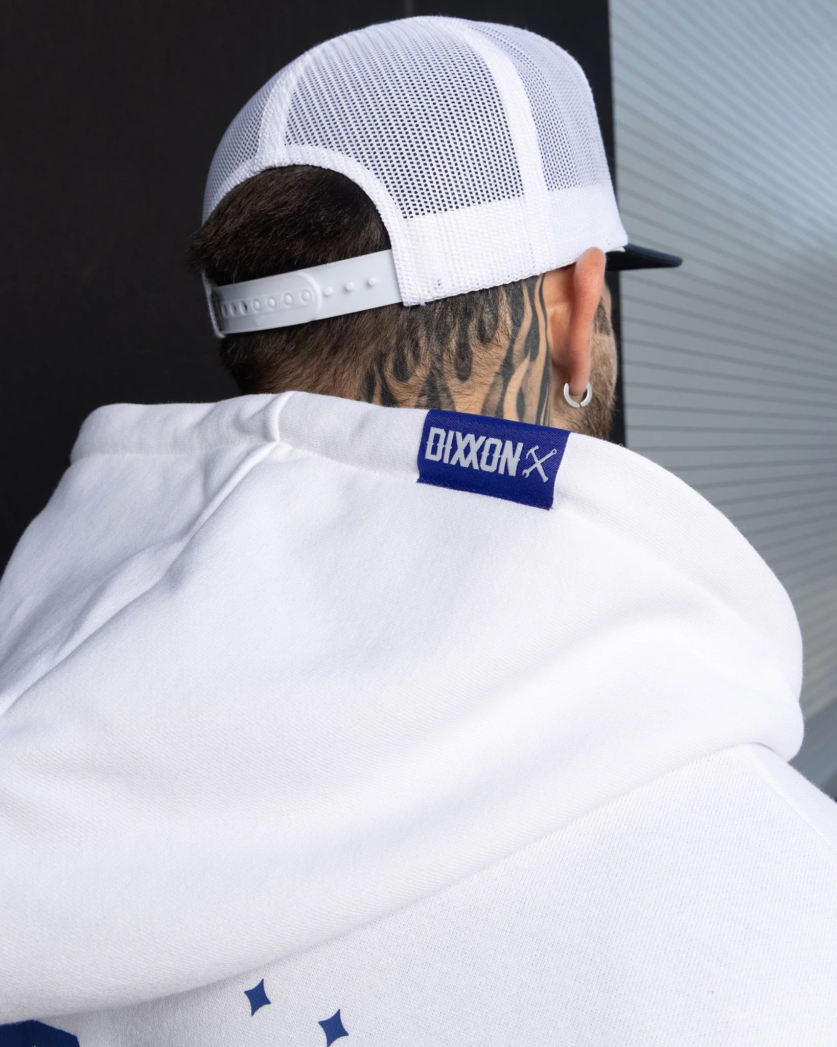 Blue Tech Zip Up - White - Image 6