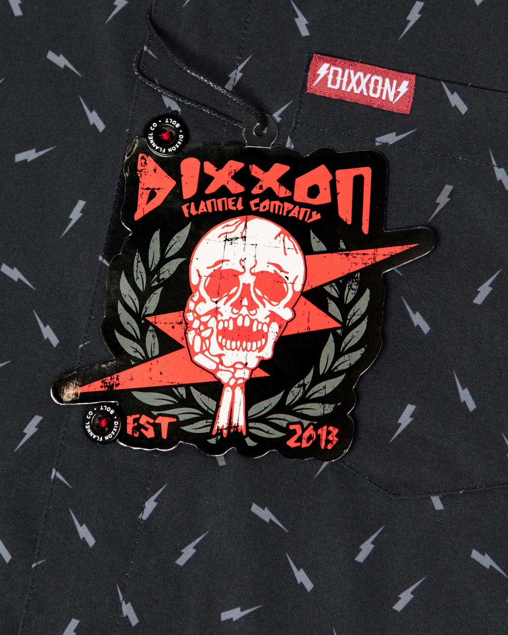 Bolt Party Shirt - Black & Gray - Image 5