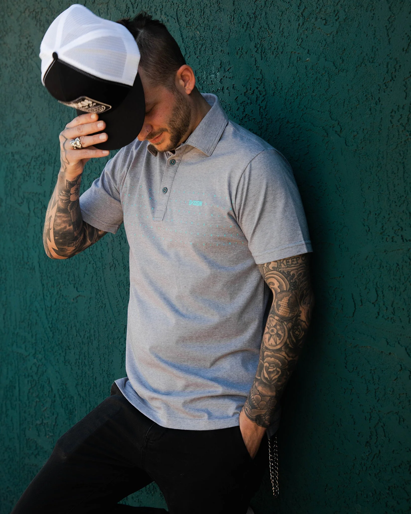 Bolt Premium Polo - Charcoal - Image 4