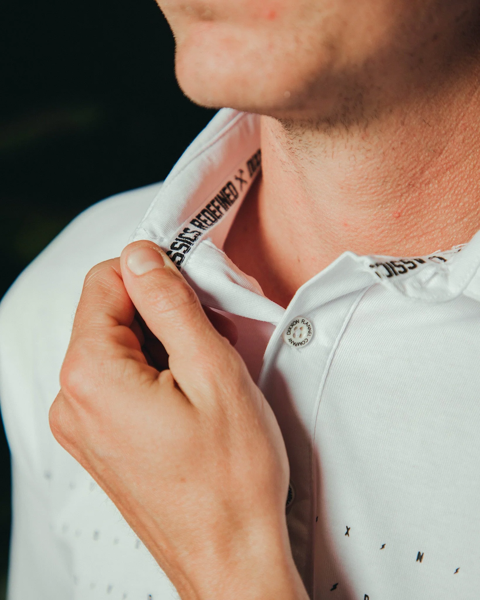 Bolt Premium Polo - White - Image 4