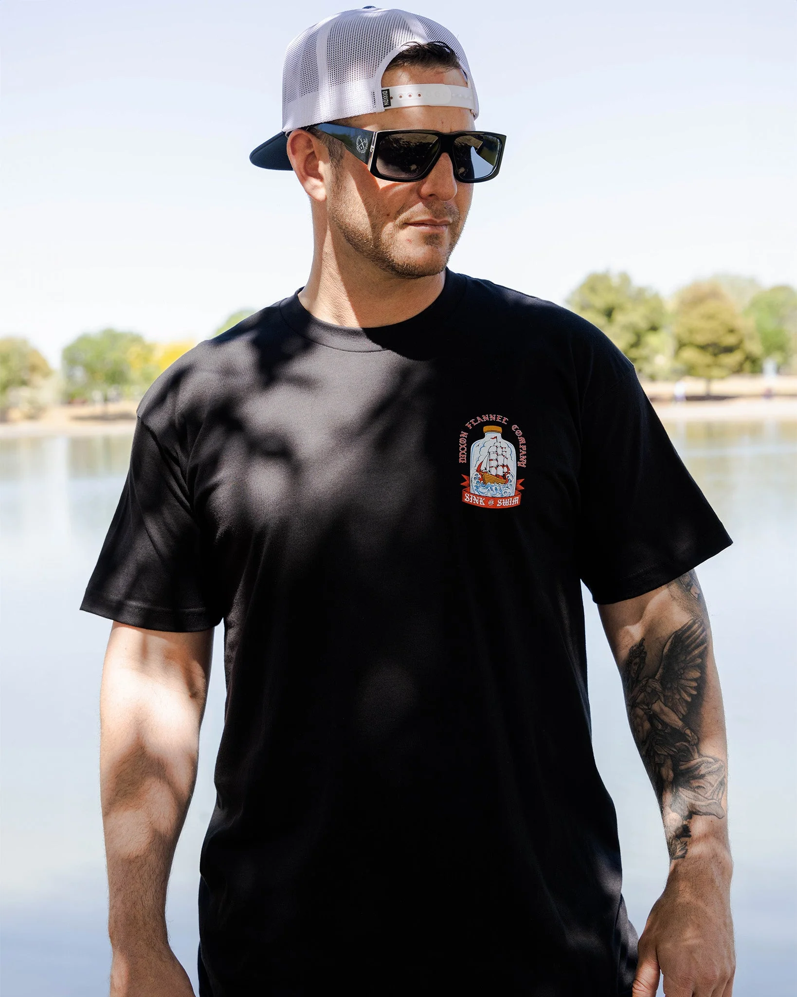 Bottled T-Shirt - Black - Image 2
