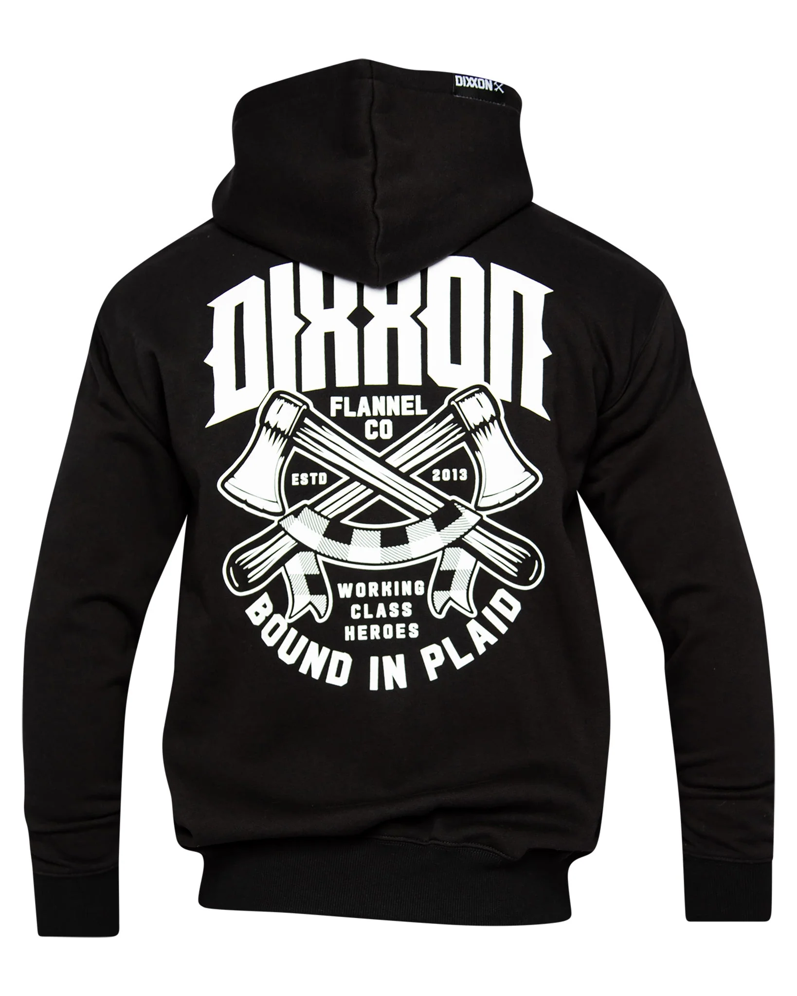 Bound In Plaid Zip Up - Black - Image 2