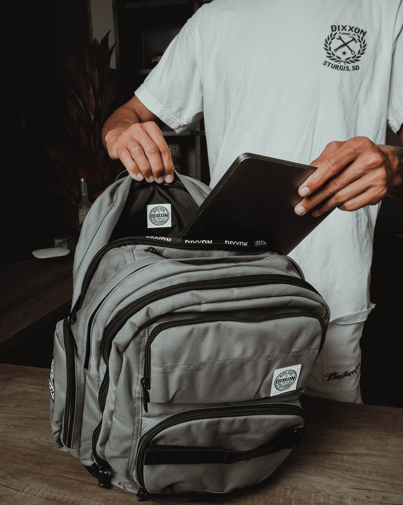 Canvas Work Bag 2.0 - Gray - Image 4