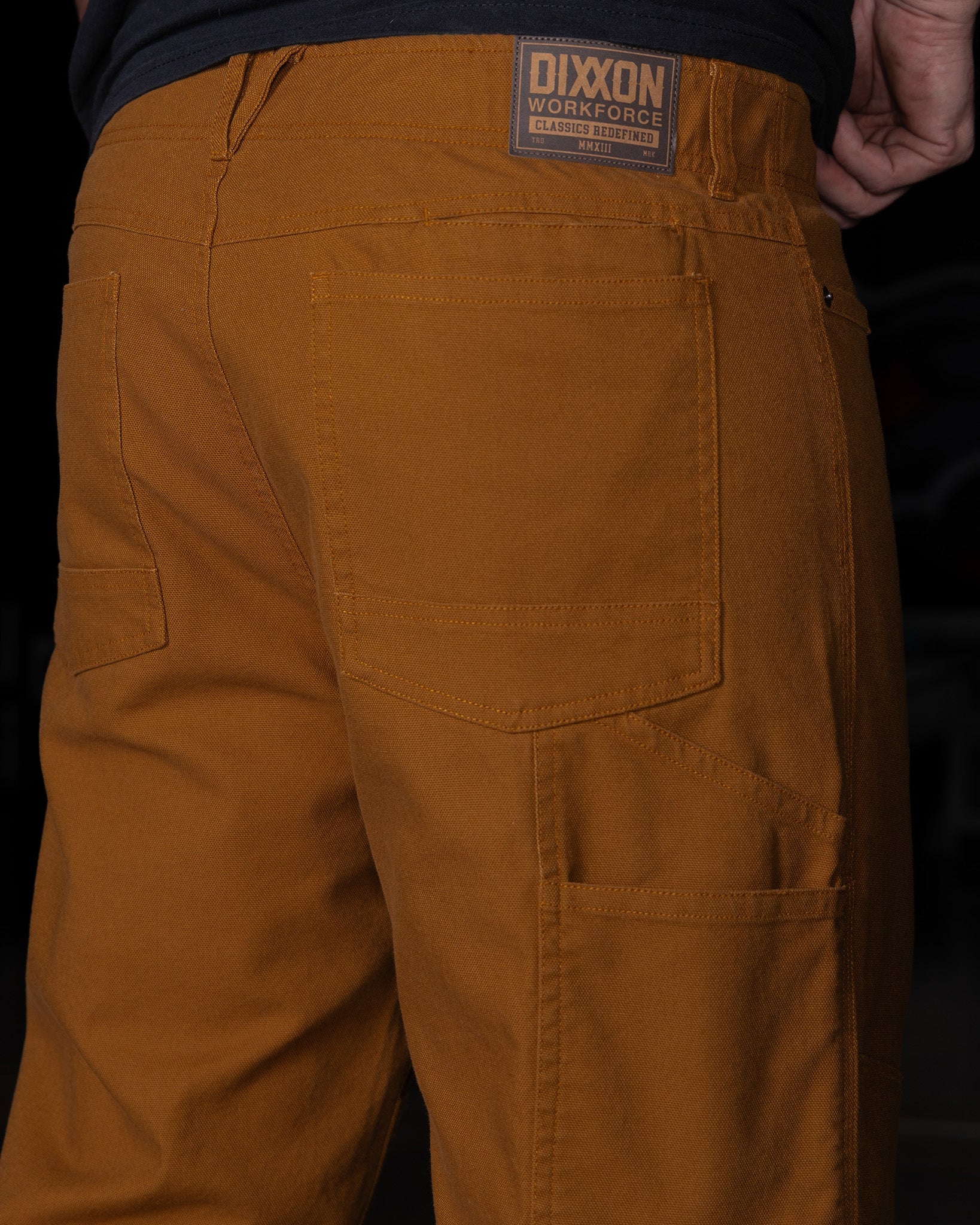 Canvas Work Pants - Camel - Image 7