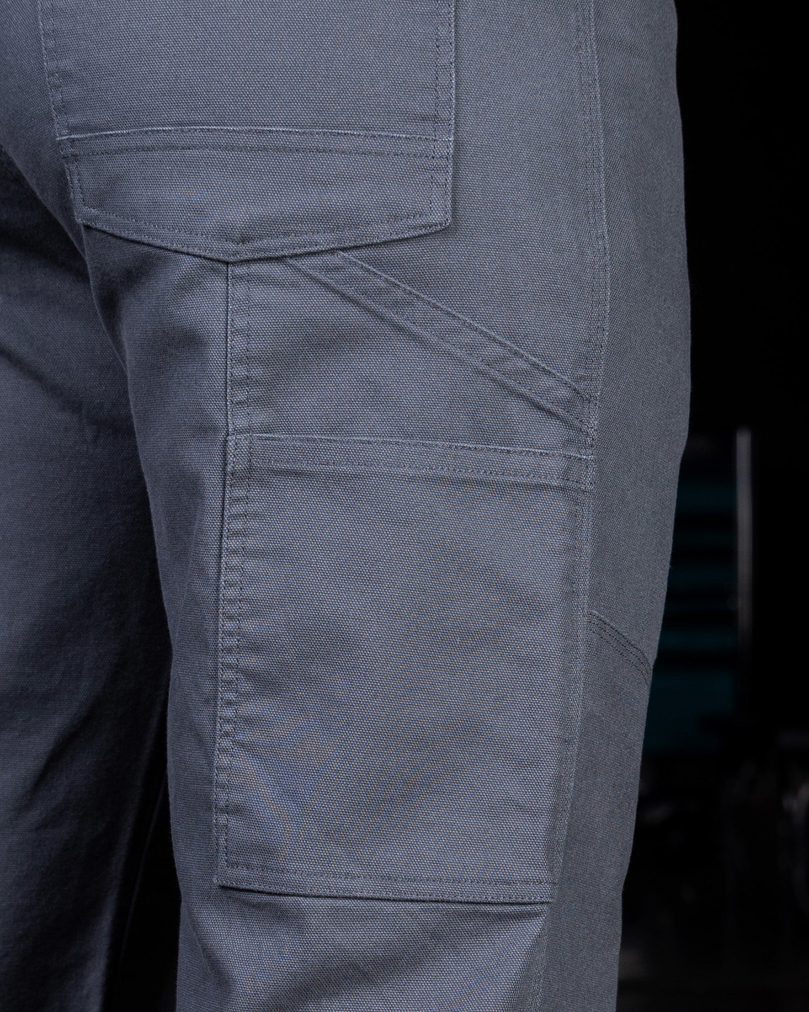 Canvas Work Pants - Gray - Image 8