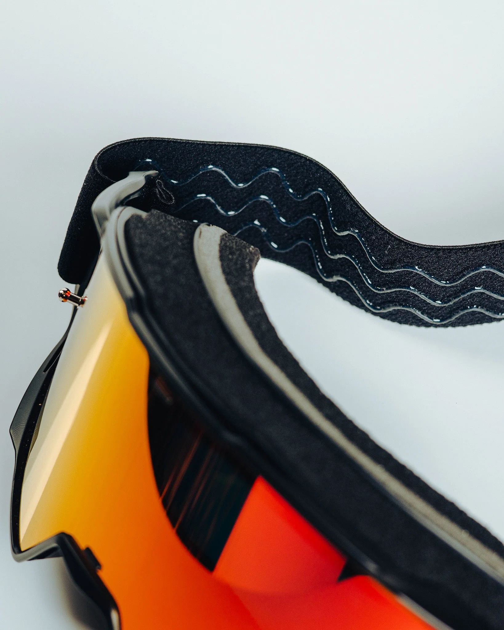Contender MX Goggles - Black & Red / REVO Red Lens - Image 4