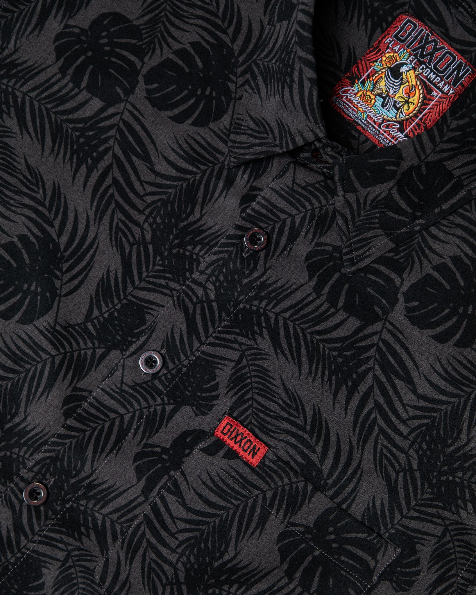 Corcovado Camo Party Shirt - Black & Gray - Image 3