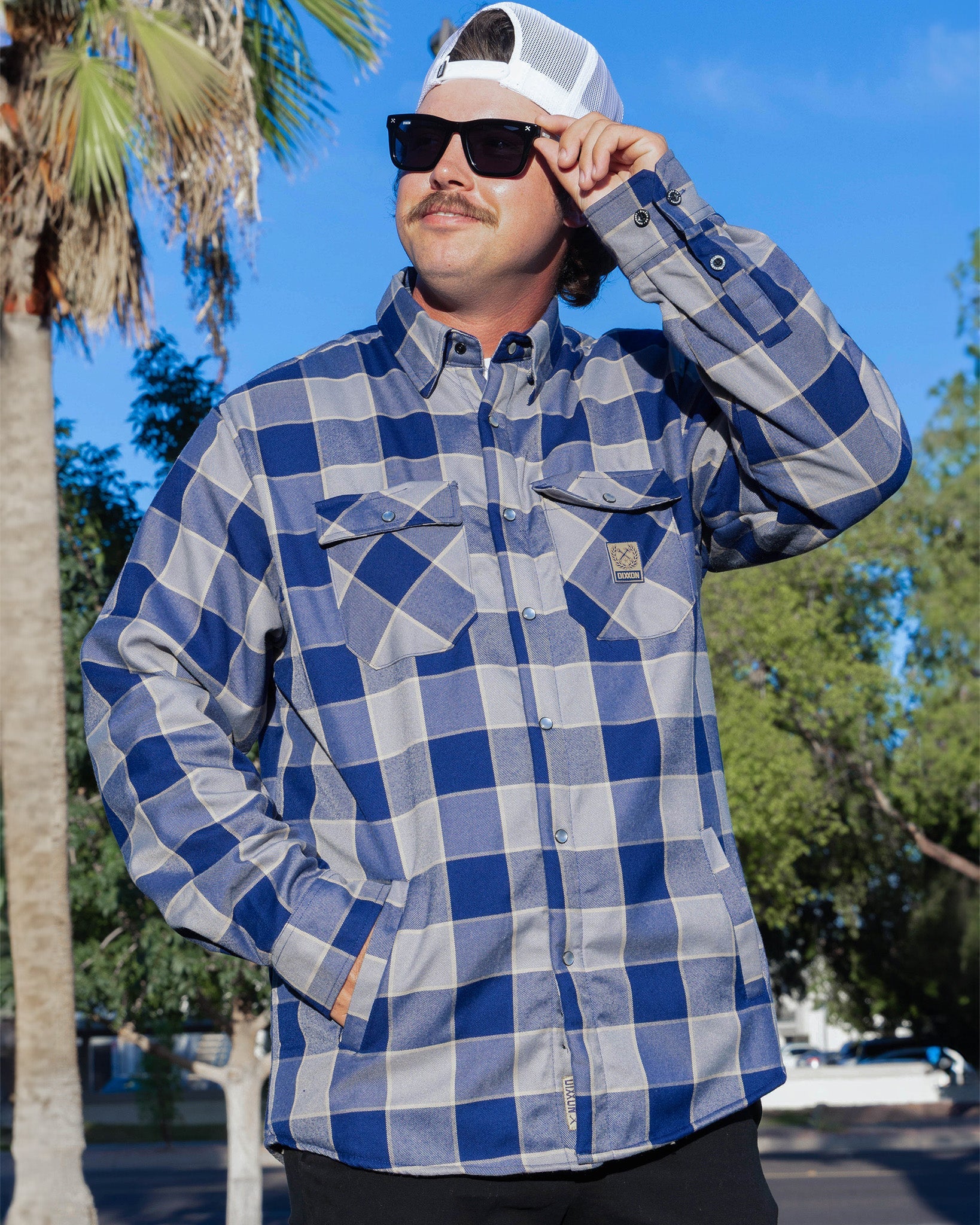 Coronado Sherpa Lined Flannel Jacket - Image 5