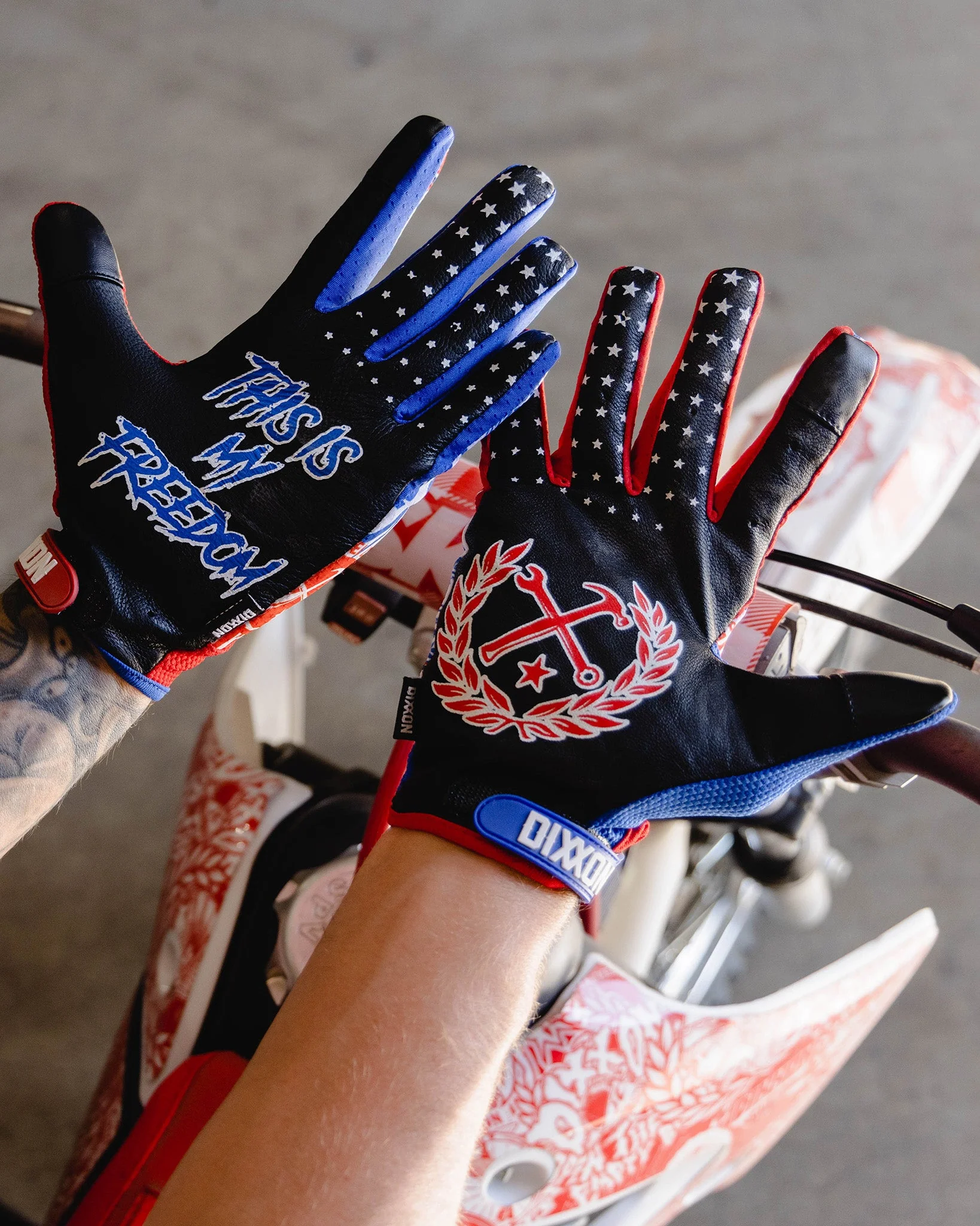 Corpo Overload Moto Gloves - America - Image 2