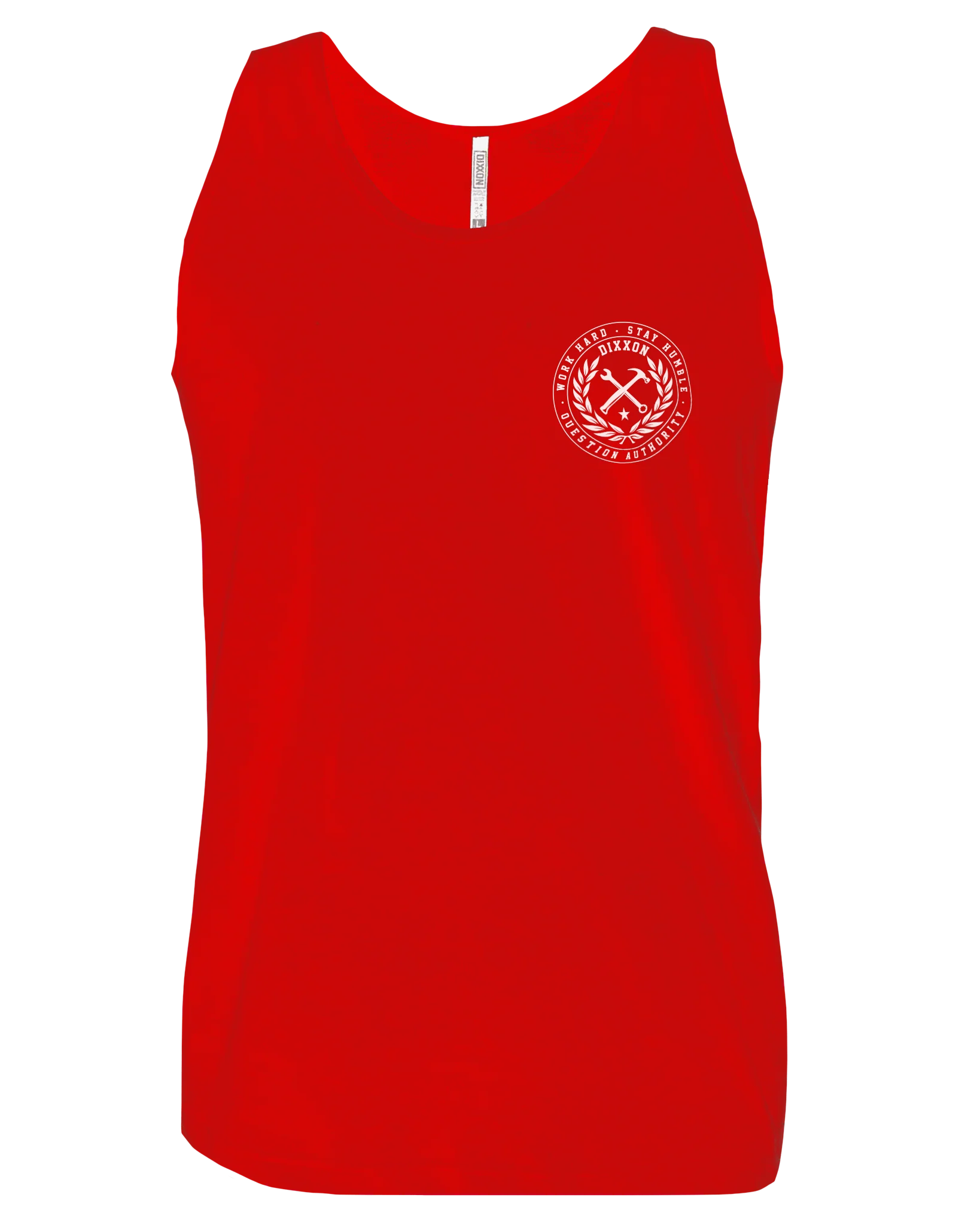 Crested Tank - Red & White - Image 3