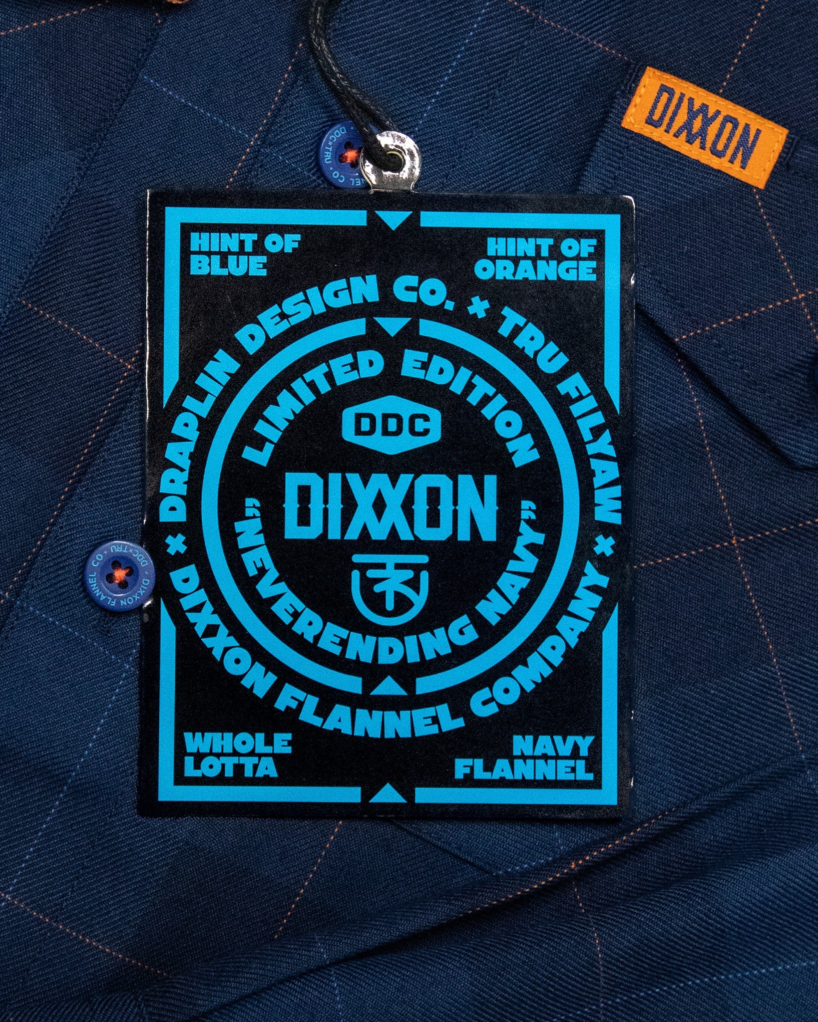 DDC + TRU (Draplin) Flannel - Never-Ending Navy - Image 10