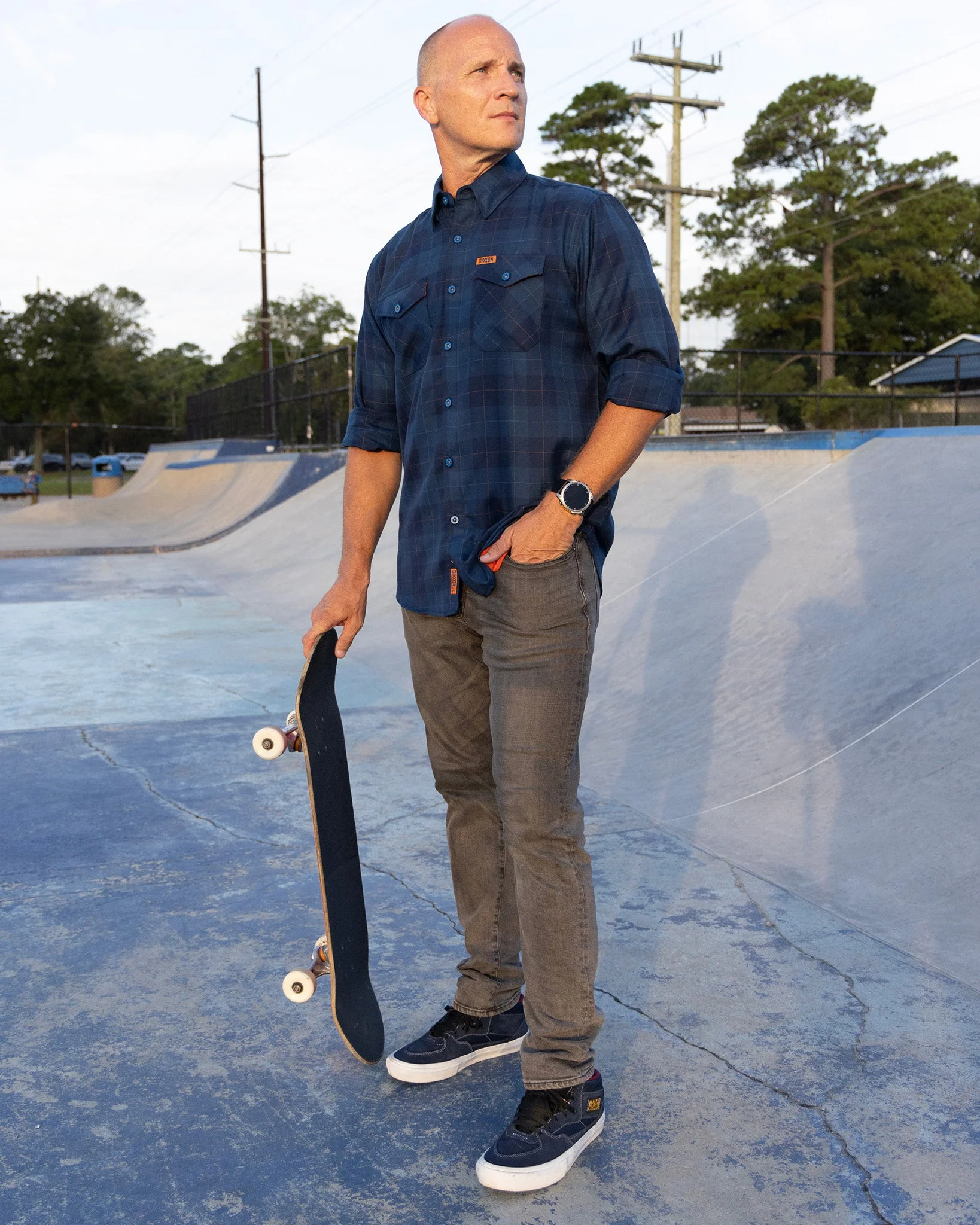 DDC + TRU (Draplin) Flannel - Never-Ending Navy - Image 3